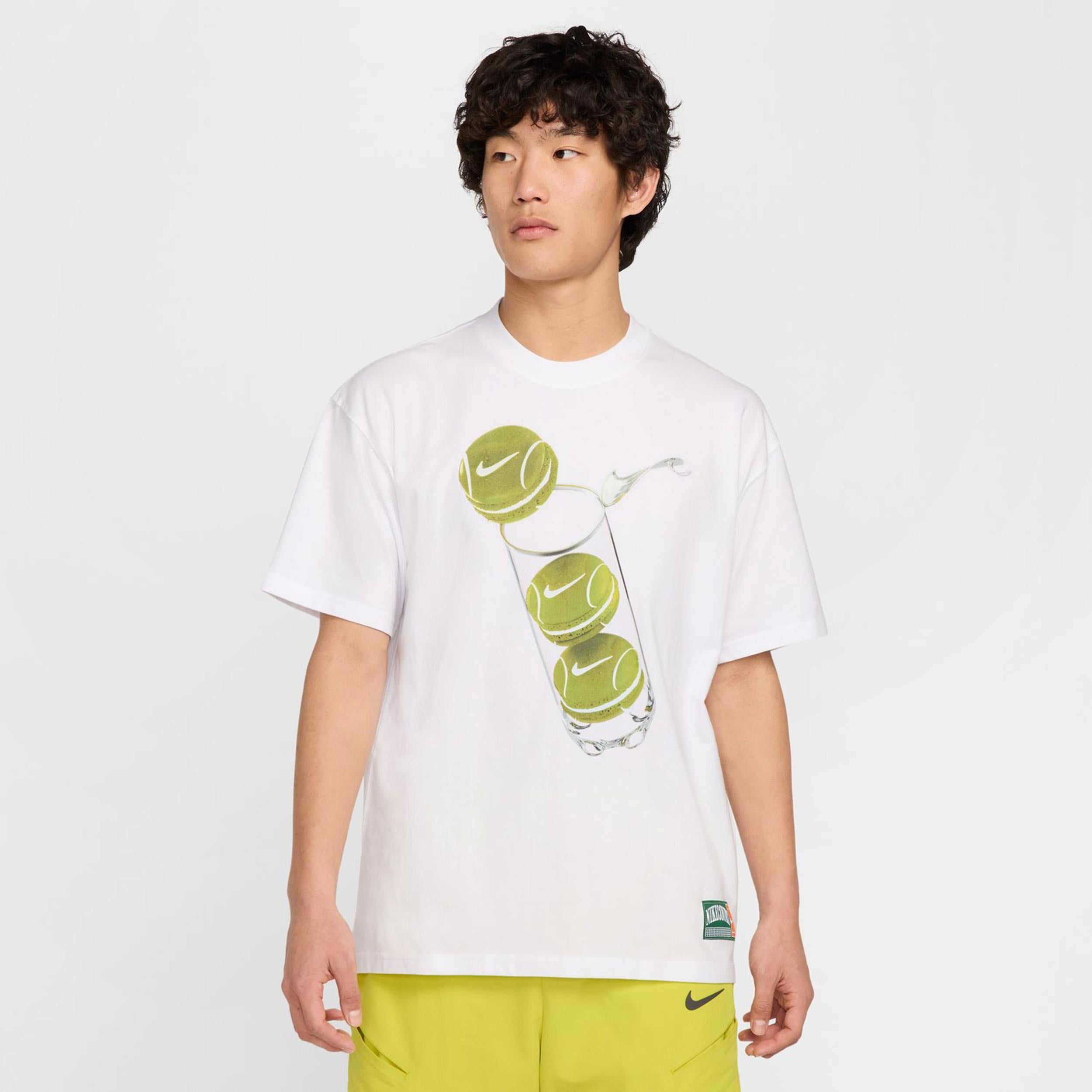Nike Court M90 French Open T - Shirt Herren Weiß