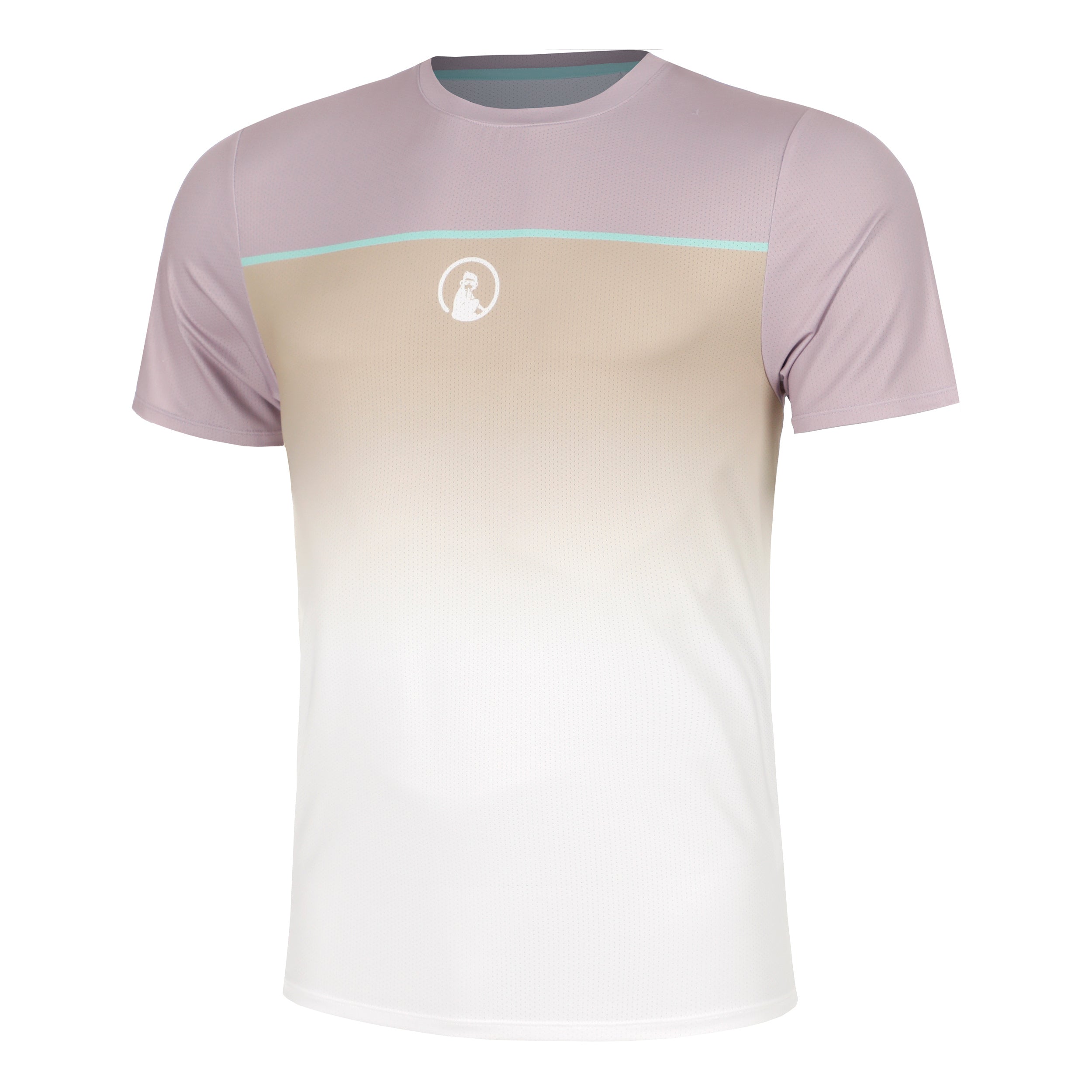 Quiet Please Mind Receiver Faded T - Shirt Herren Lila, Mehrfarbig