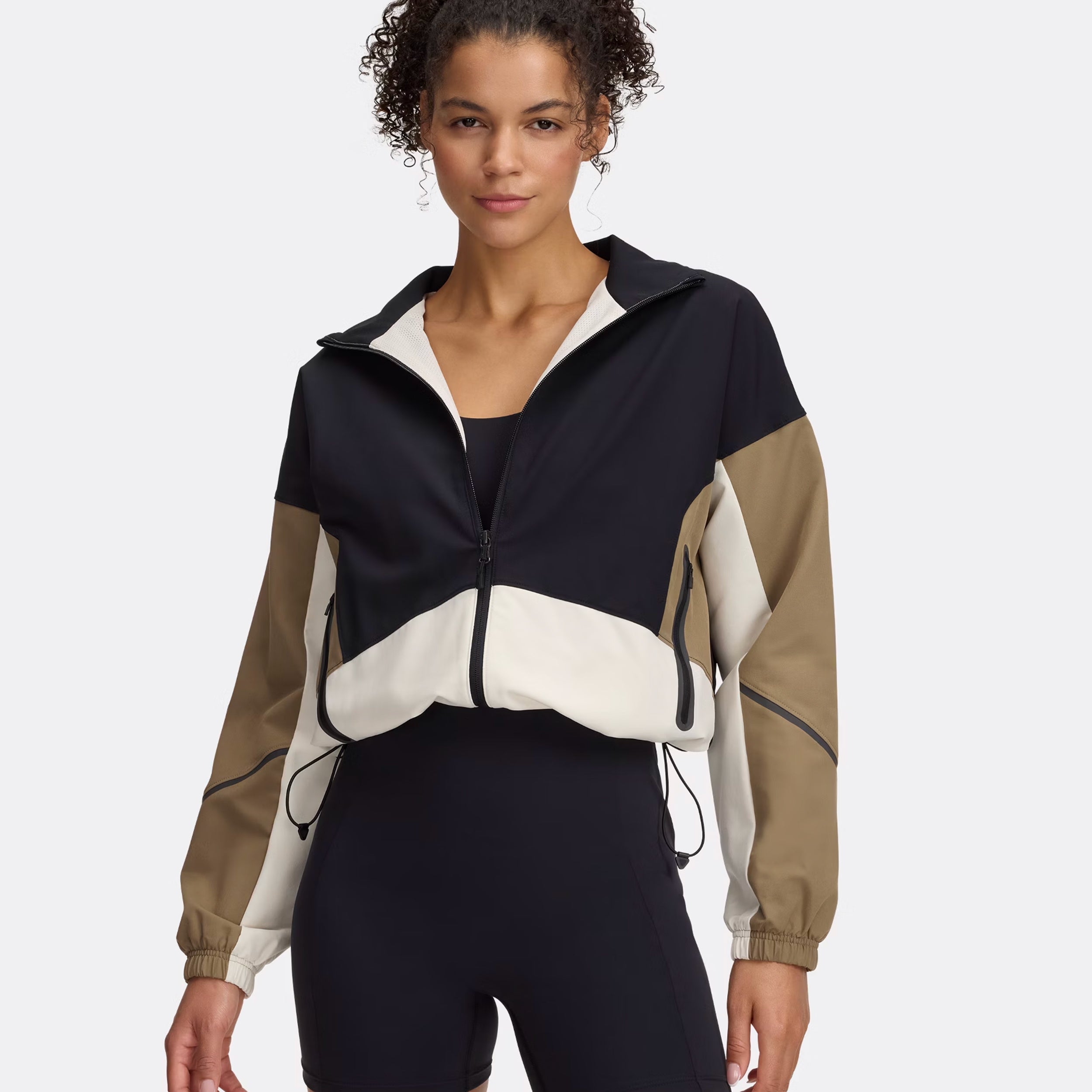 Under Armour Unstoppable Trainingsjacke Damen - Schwarz, Khaki