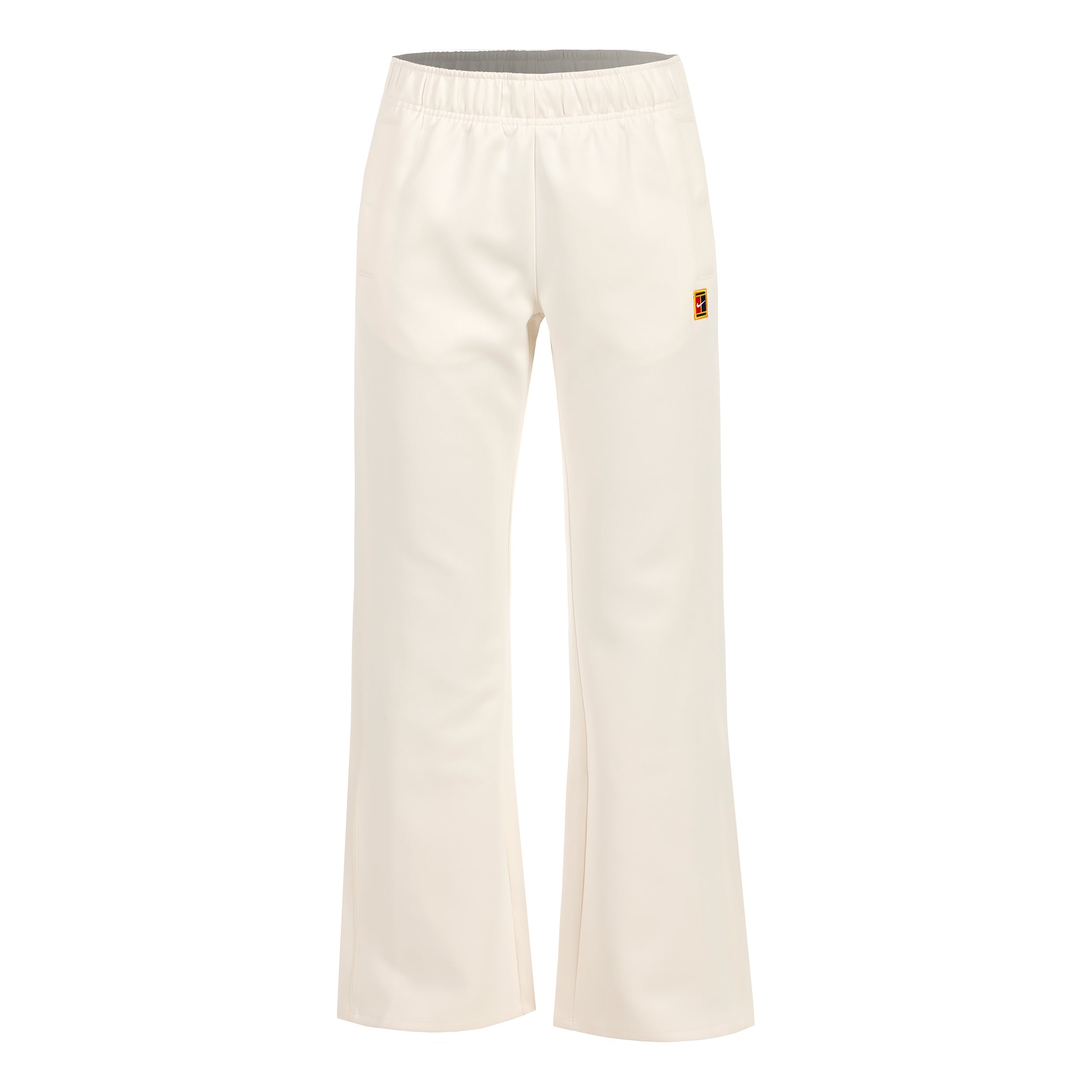 Nike Court Polyknit High Rise Trainingshose Damen - Creme