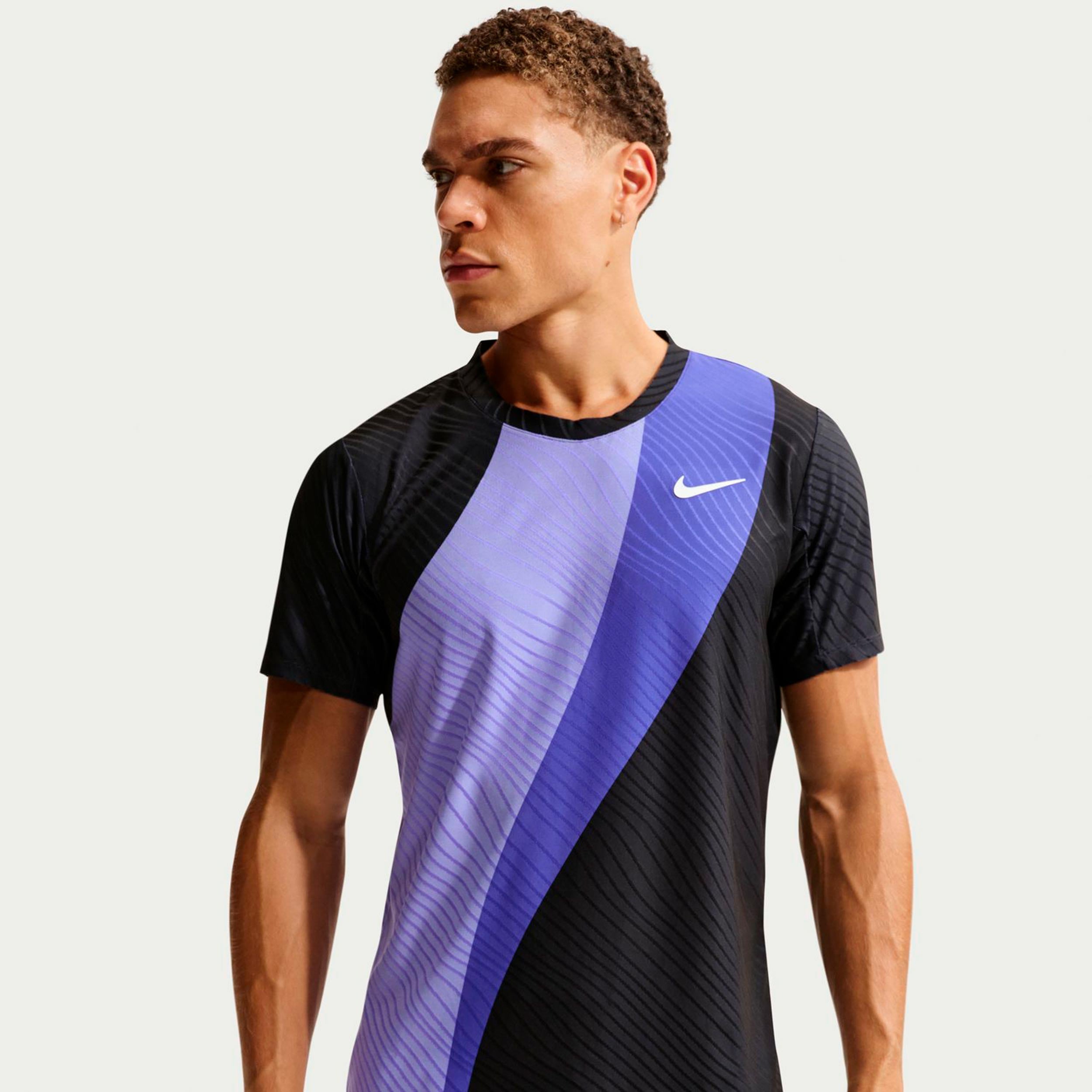Nike Court Dri - Fit Advantage Slam T Shirt Herren Dunkelblau, Blaugrau