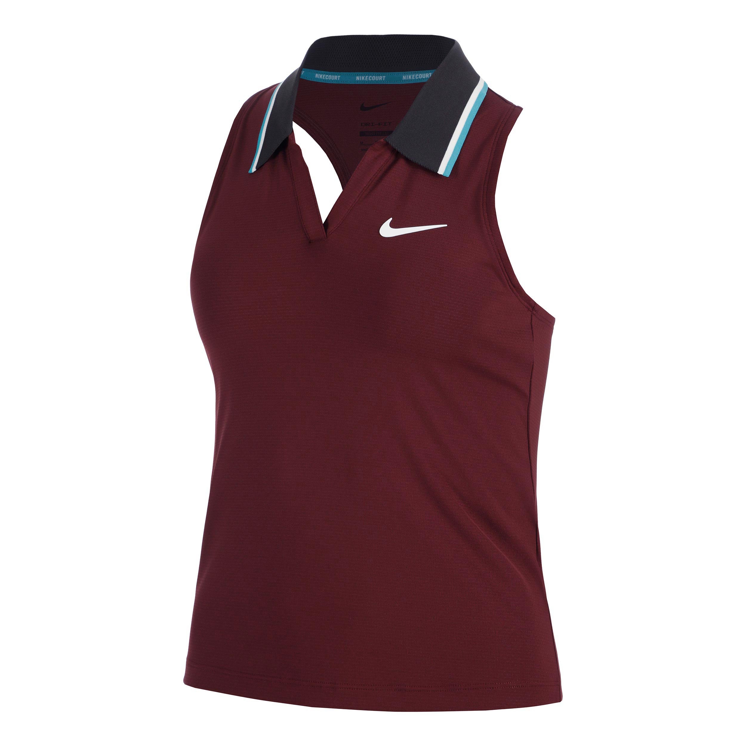 Nike Court Dri - Fit Slam Tank Top Damen Dunkelrot