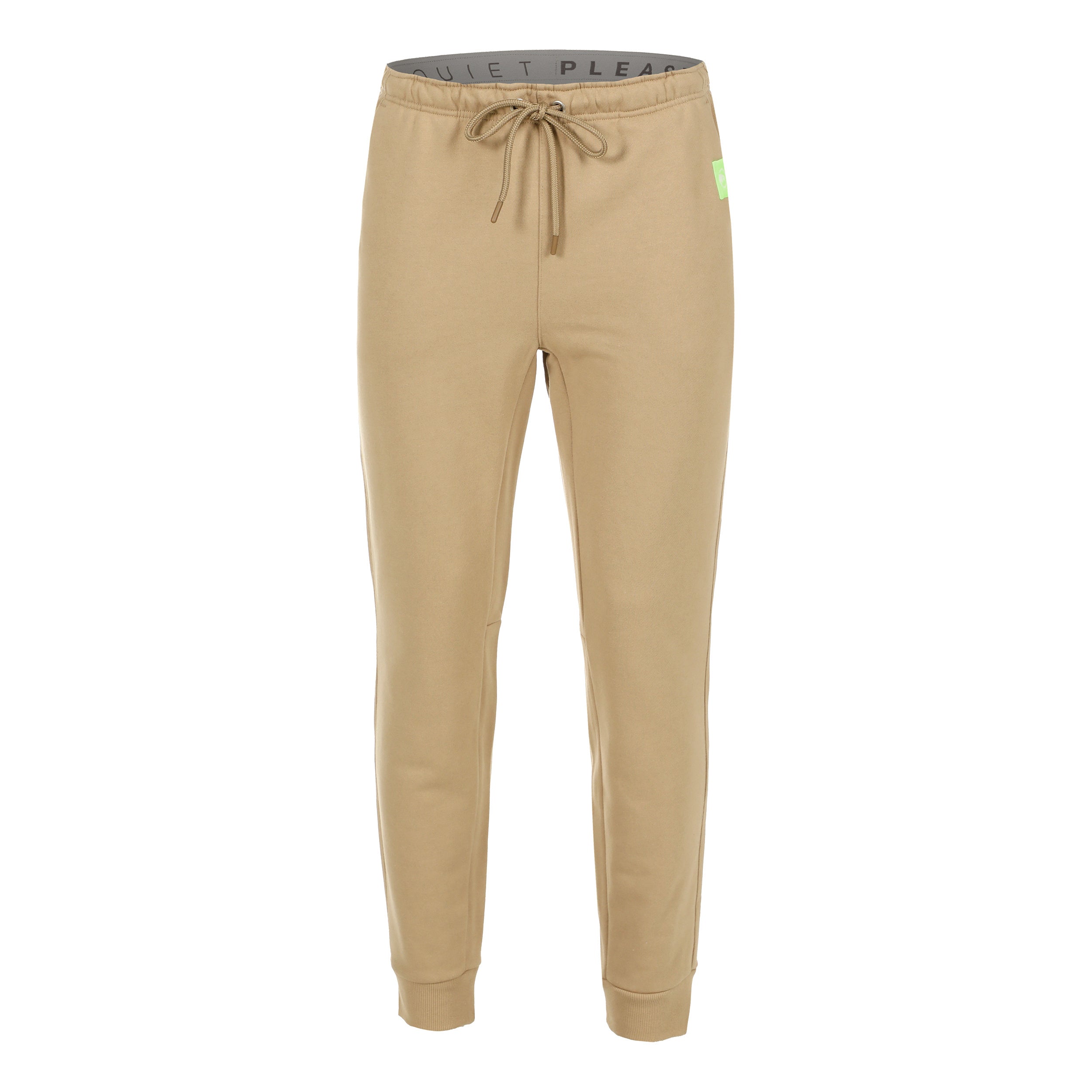 Quiet Please Wild Easy Trainingshose Herren - Beige, Neongrün