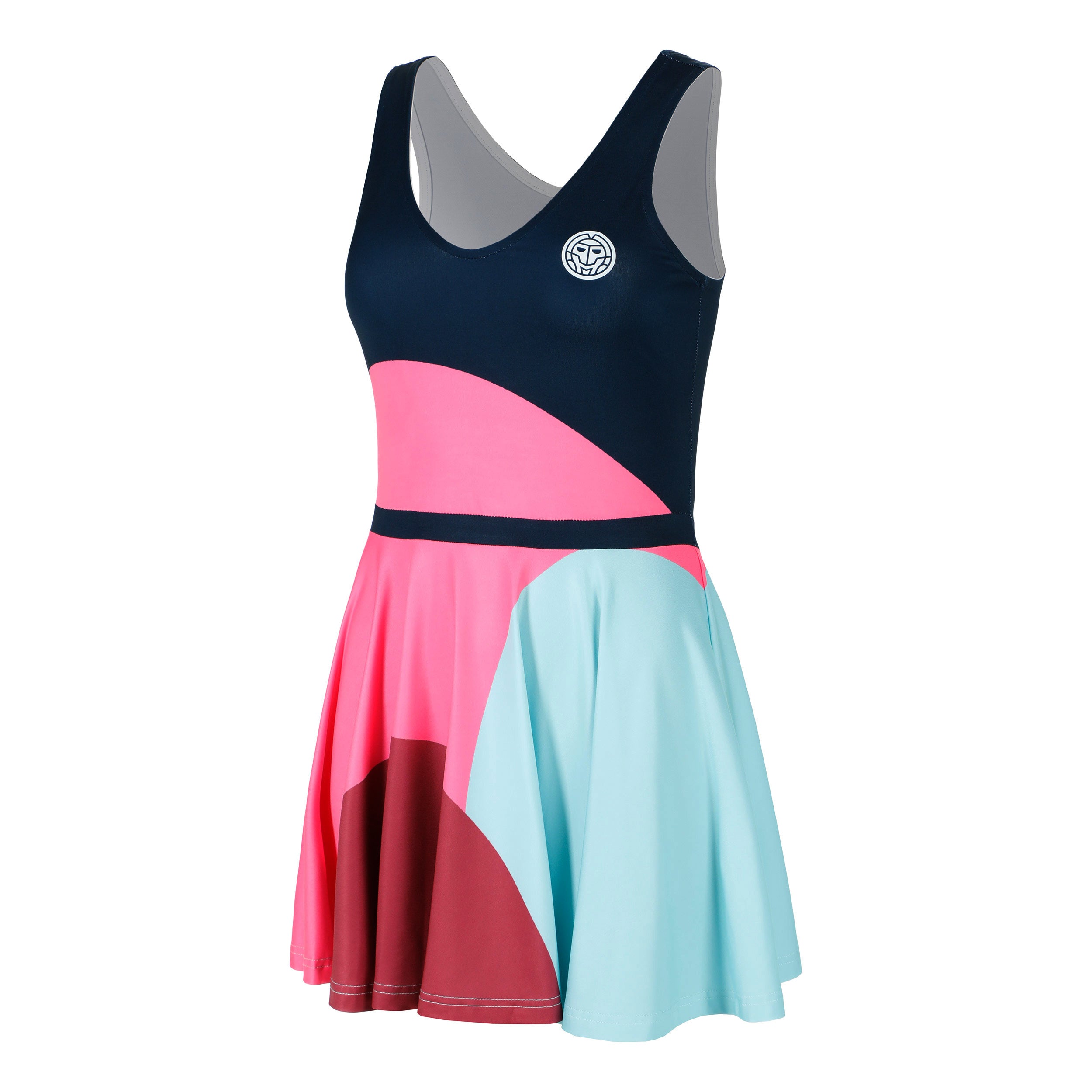 Bidi Badu Bubble Kleid Damen - Dunkelblau, Pink