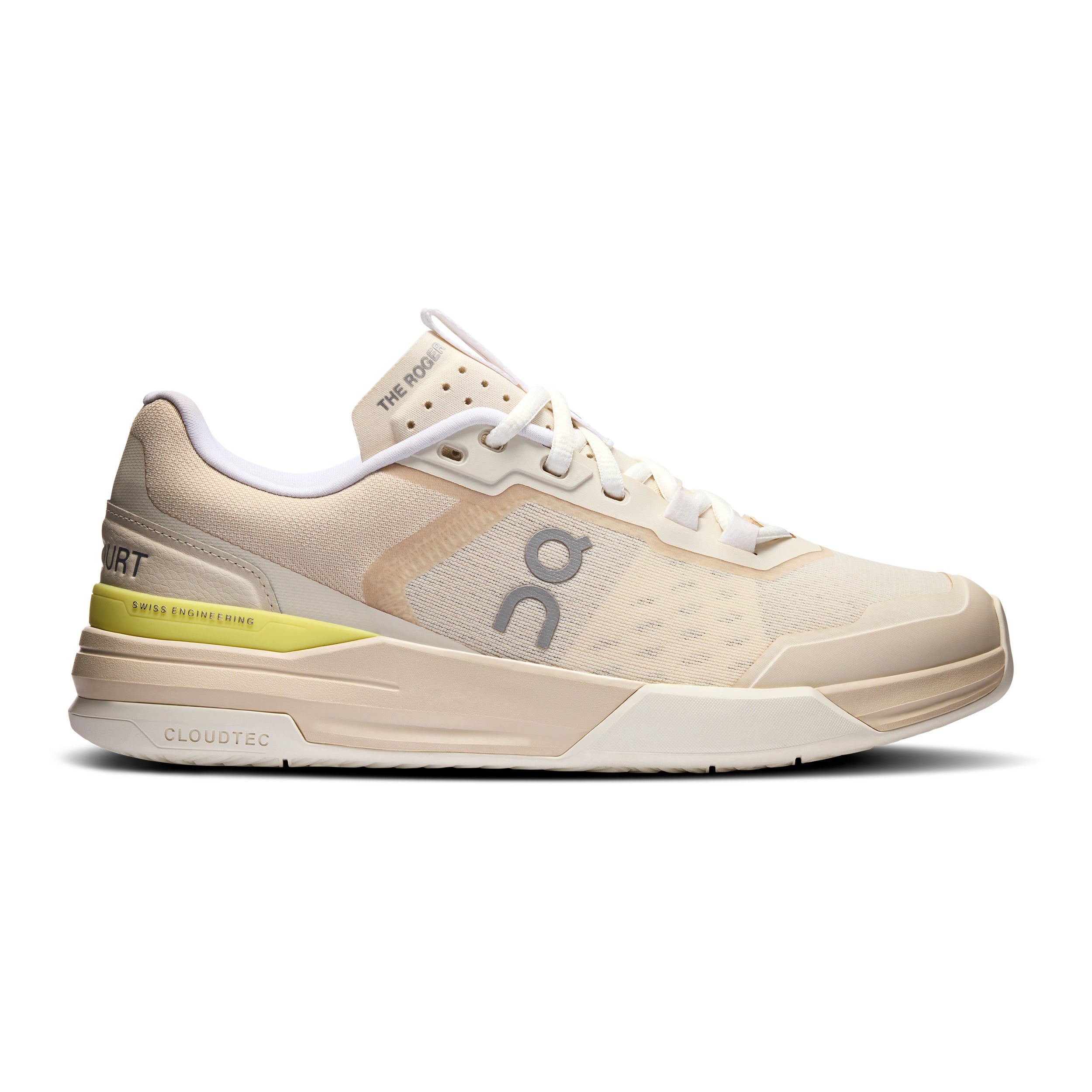 On The Roger Advantage Pro Allcourtschuh Damen - Creme, Weiß