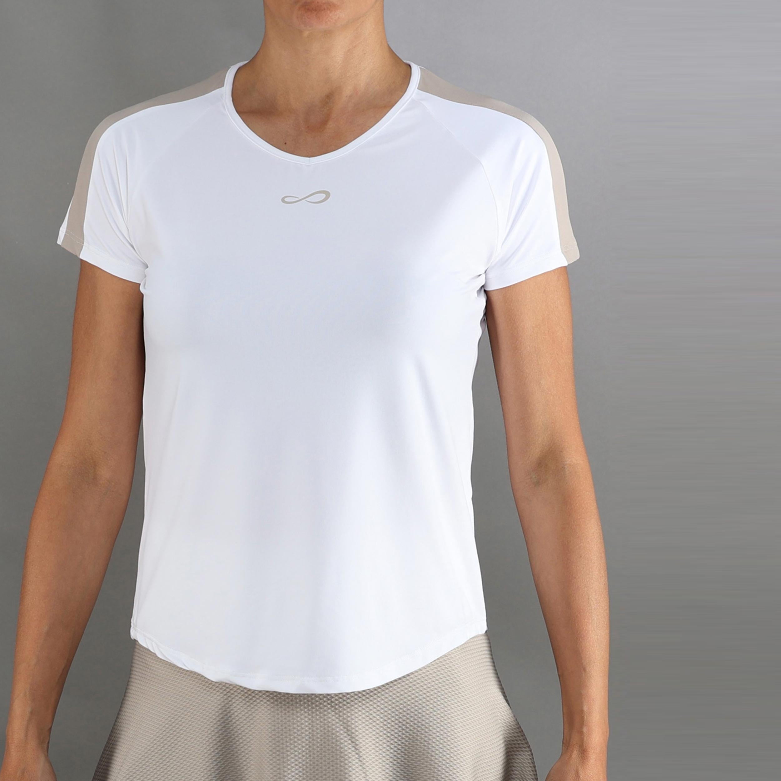 Endless T - Shirt Damen Weiß, Beige