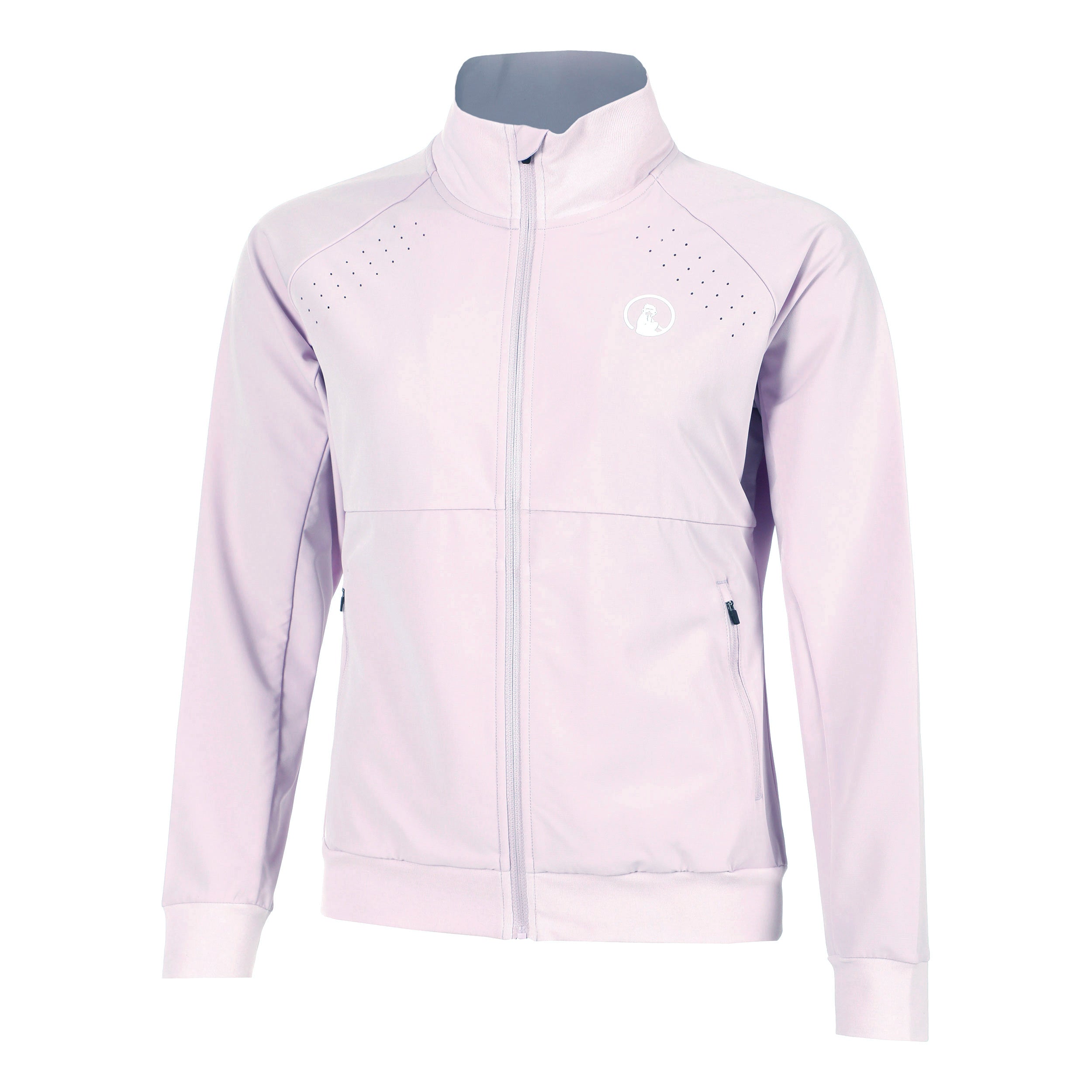 Quiet Please Mind Return Trainingsjacke Damen - Flieder, Weiß