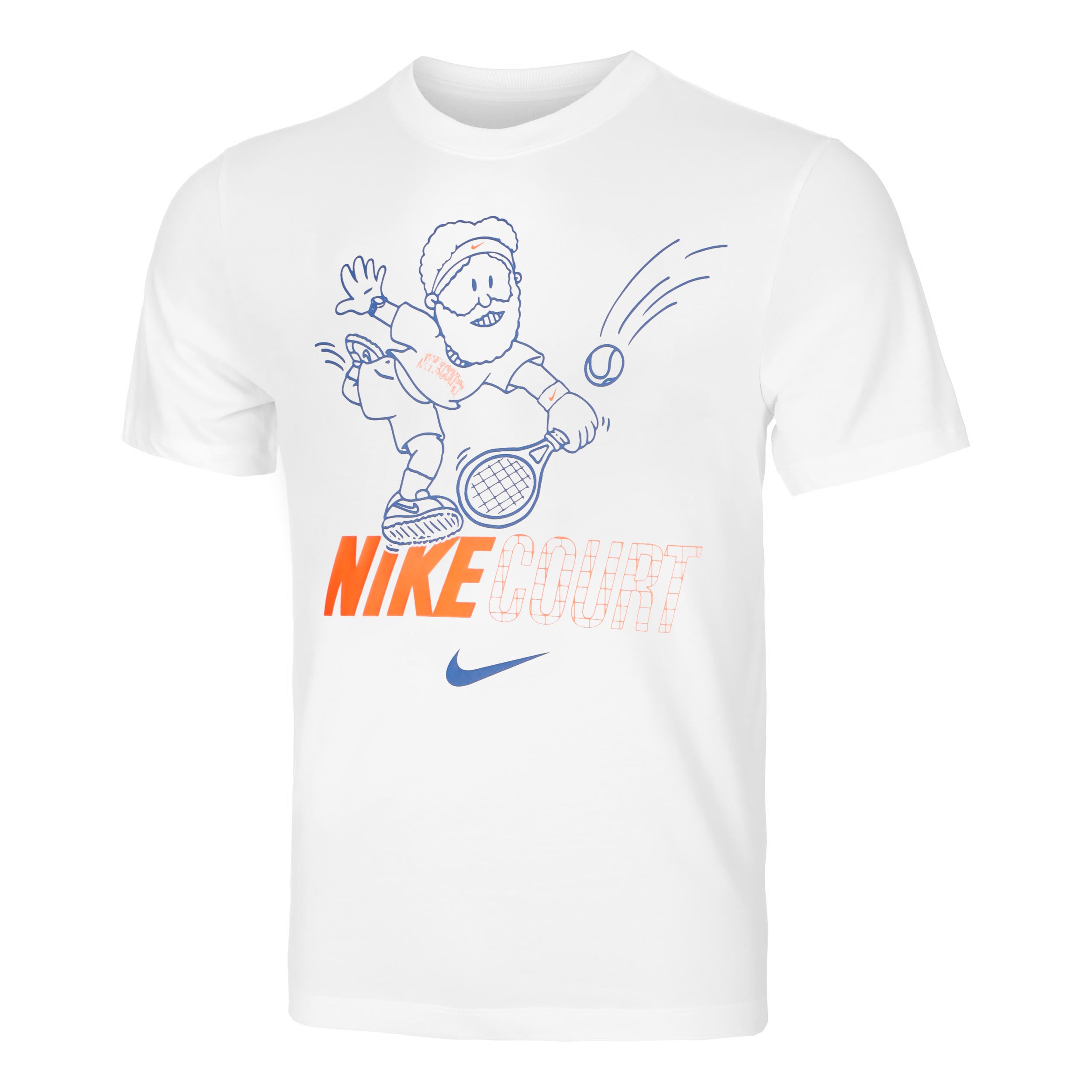 Nike Court Dri - Fit T Shirt Herren Weiß, Mehrfarbig