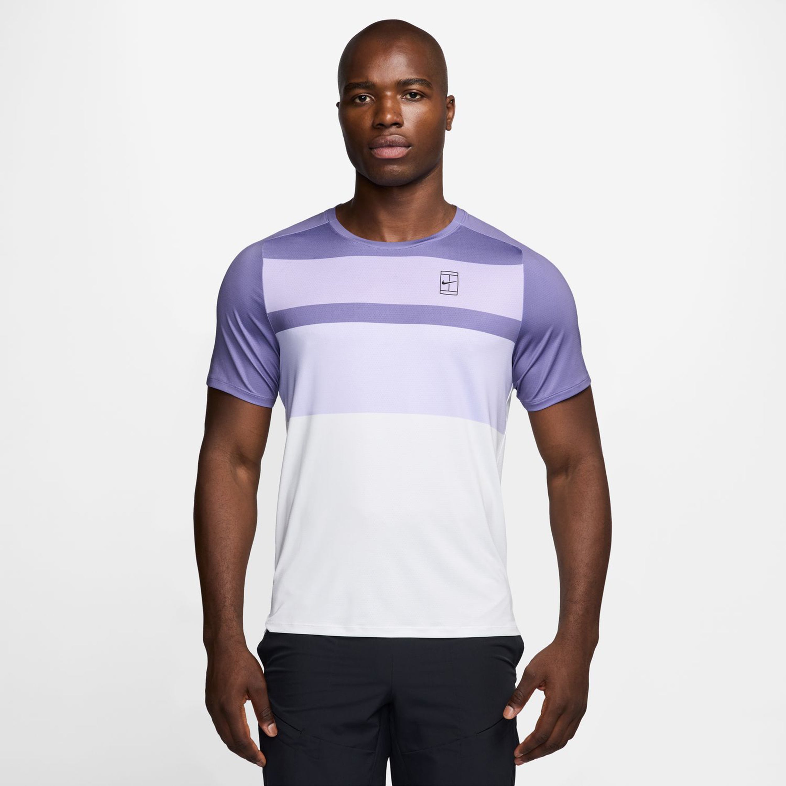 Nike Court Dri - Fit Advantage Print T Shirt Herren