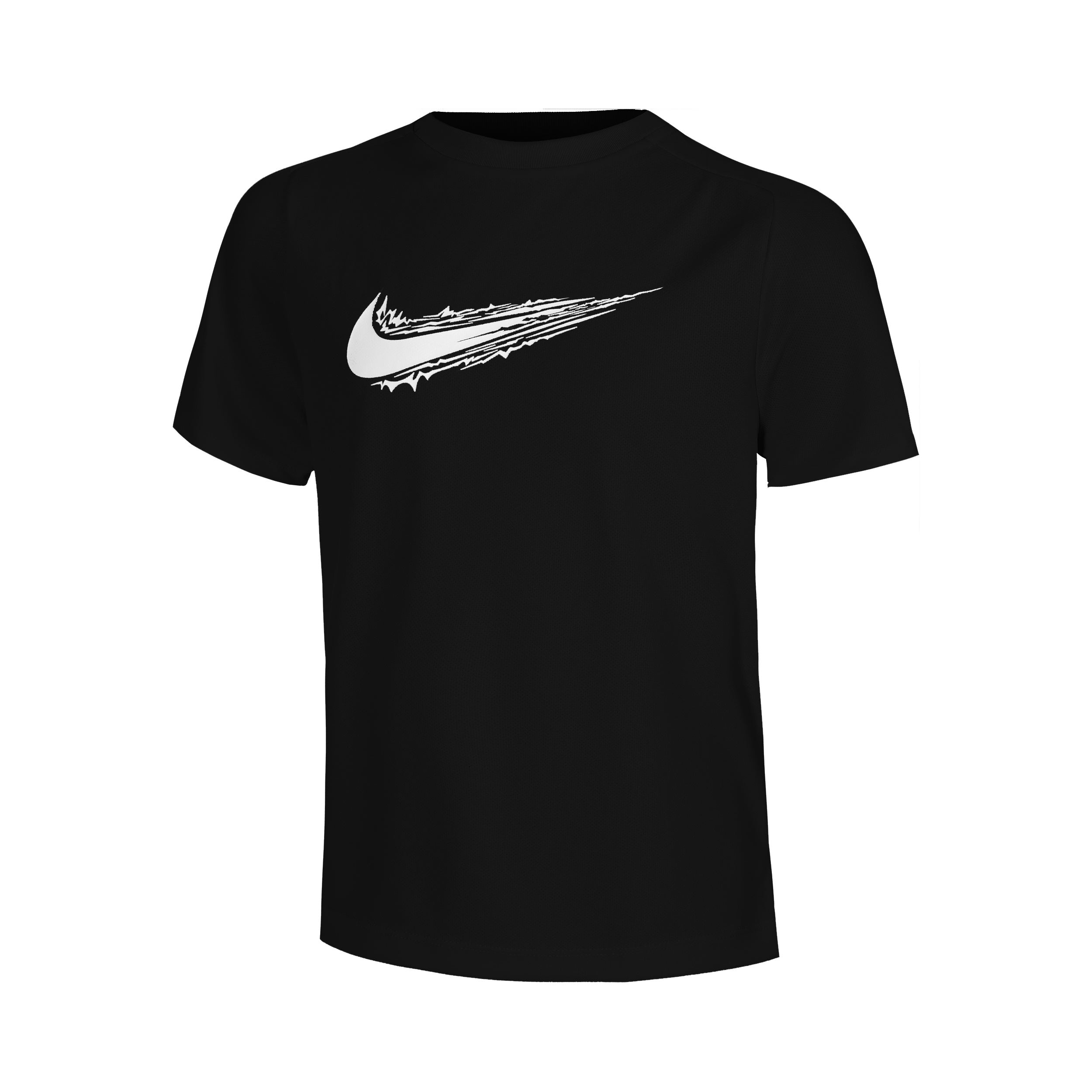 Nike Dri - Fit Multi T Shirt Kinder Schwarz, Weiß