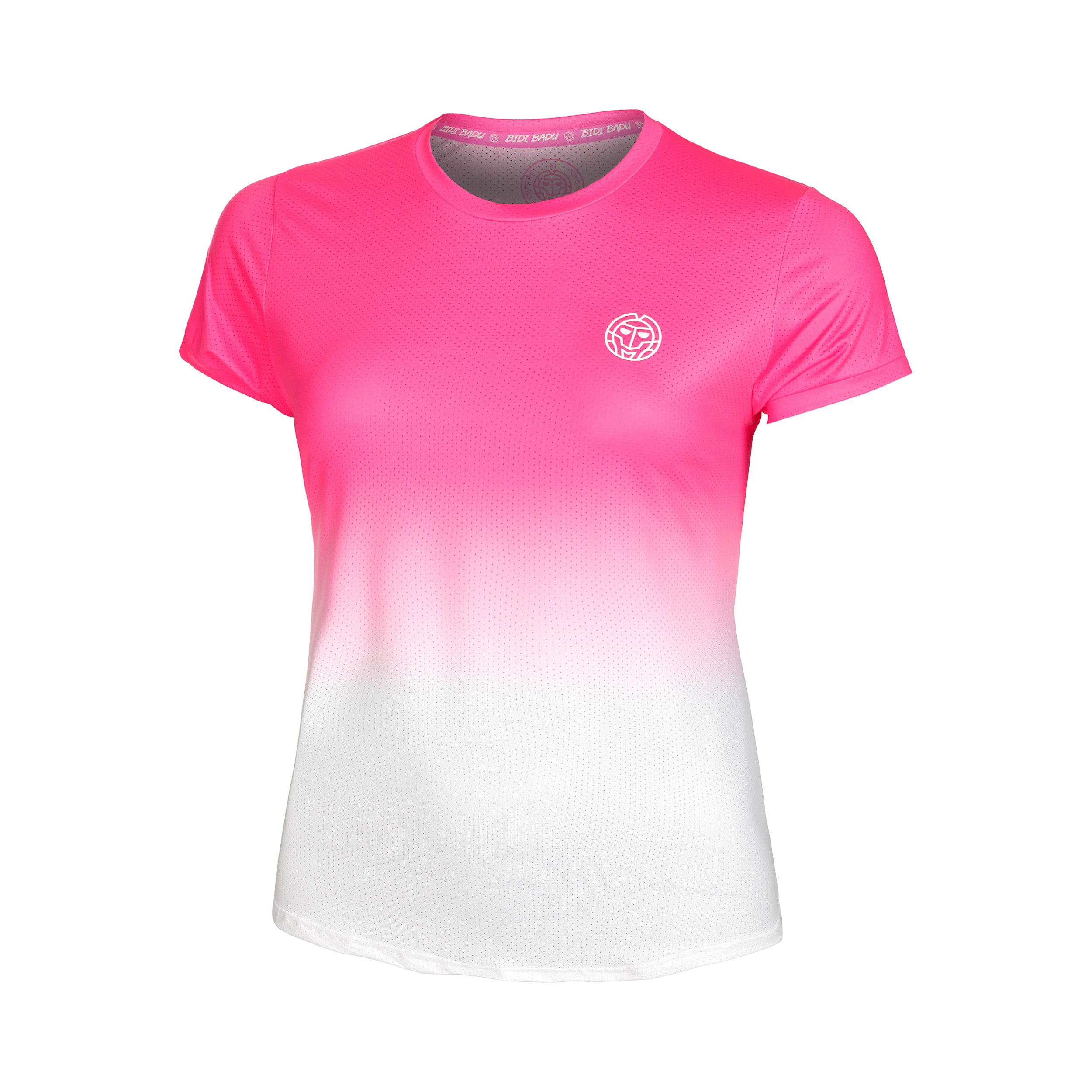 Bidi Badu Crew Gradiant T - Shirt Mädchen Pink, Weiß