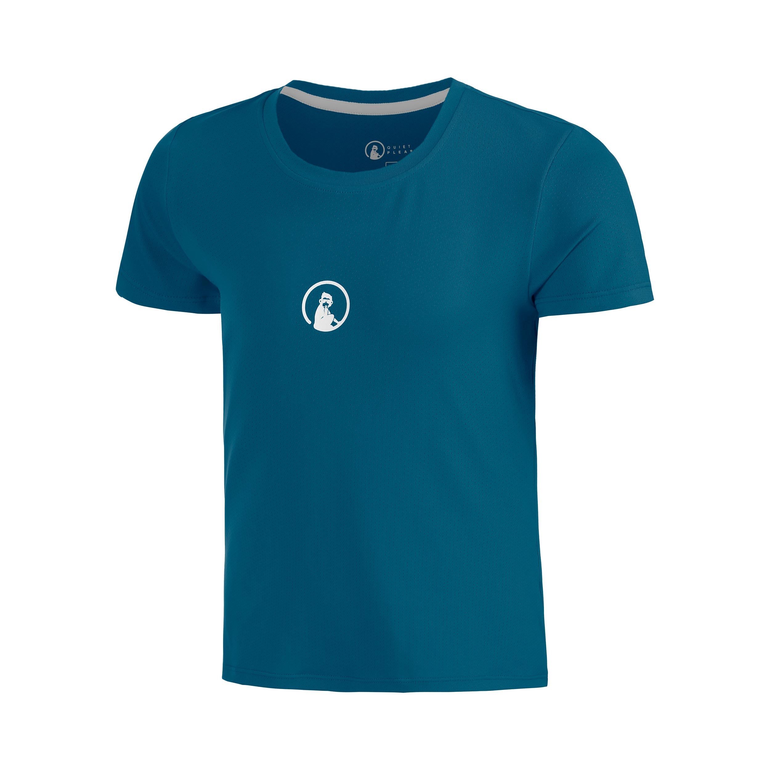 Quiet Please Create Retriever T - Shirt Mädchen Petrol, Weiß