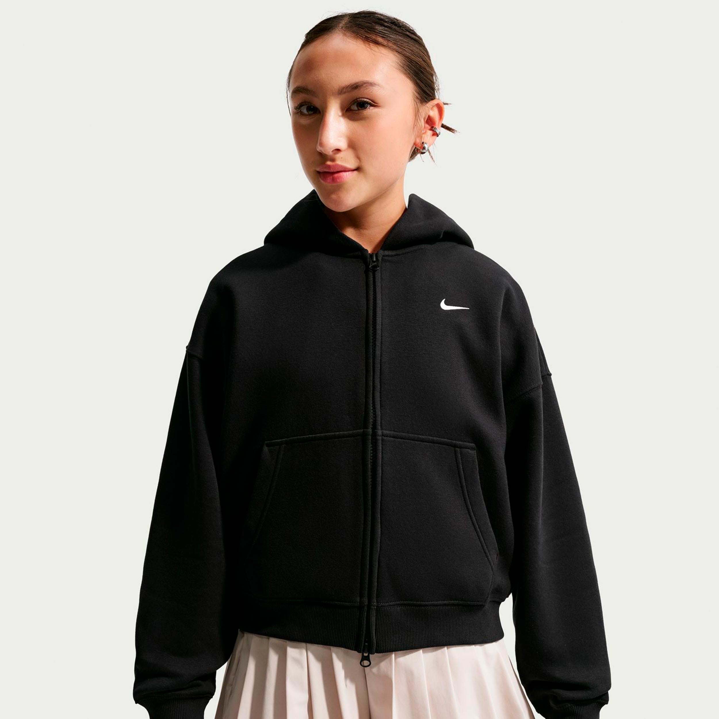Nike Oversized Fleece Full - Zip Sweatjacke Mädchen