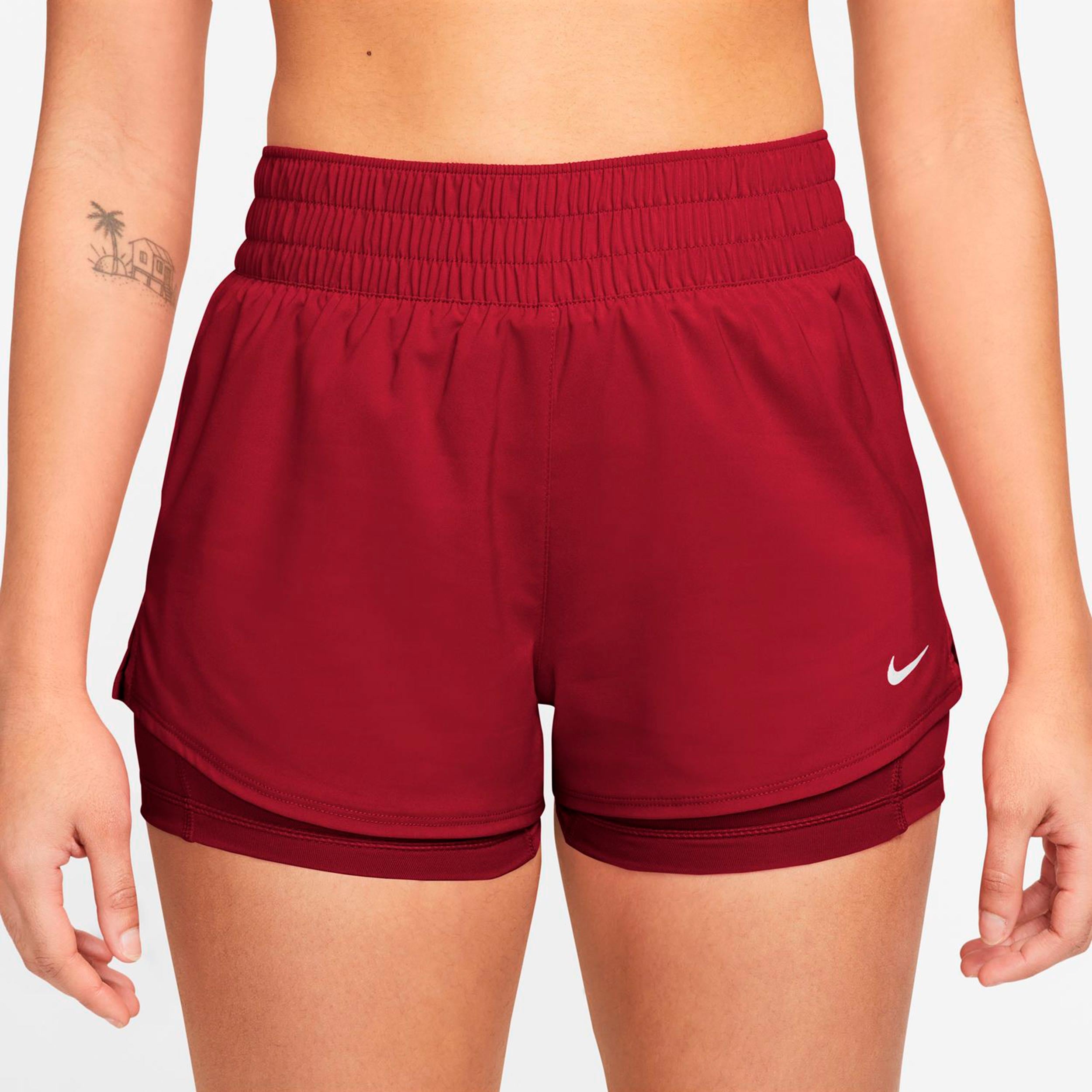 Nike Dri - Fit One Mid Rise 2in1 3in Shorts Damen