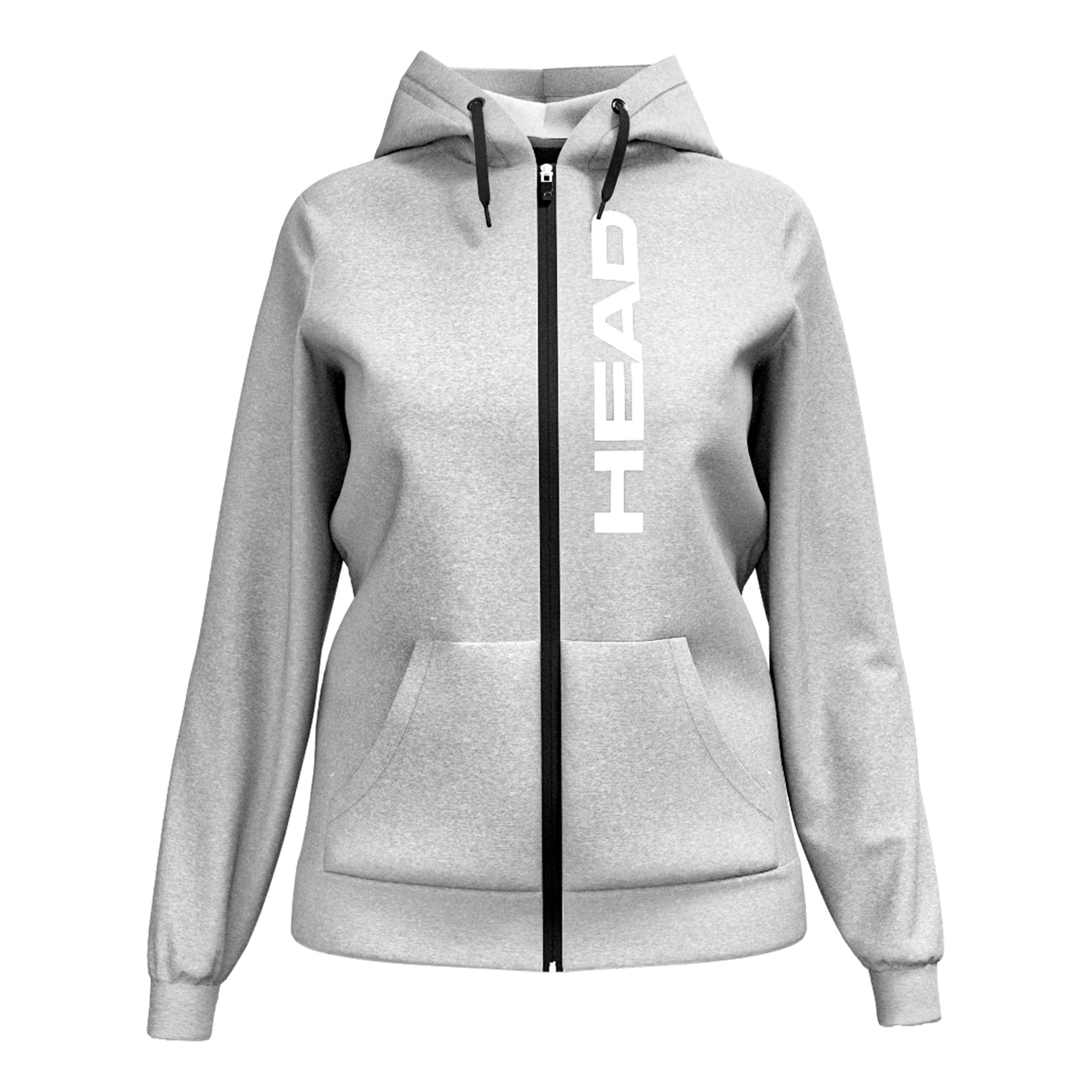 Head Club Original Full Zip Sweatjacke Damen - Hellgrau