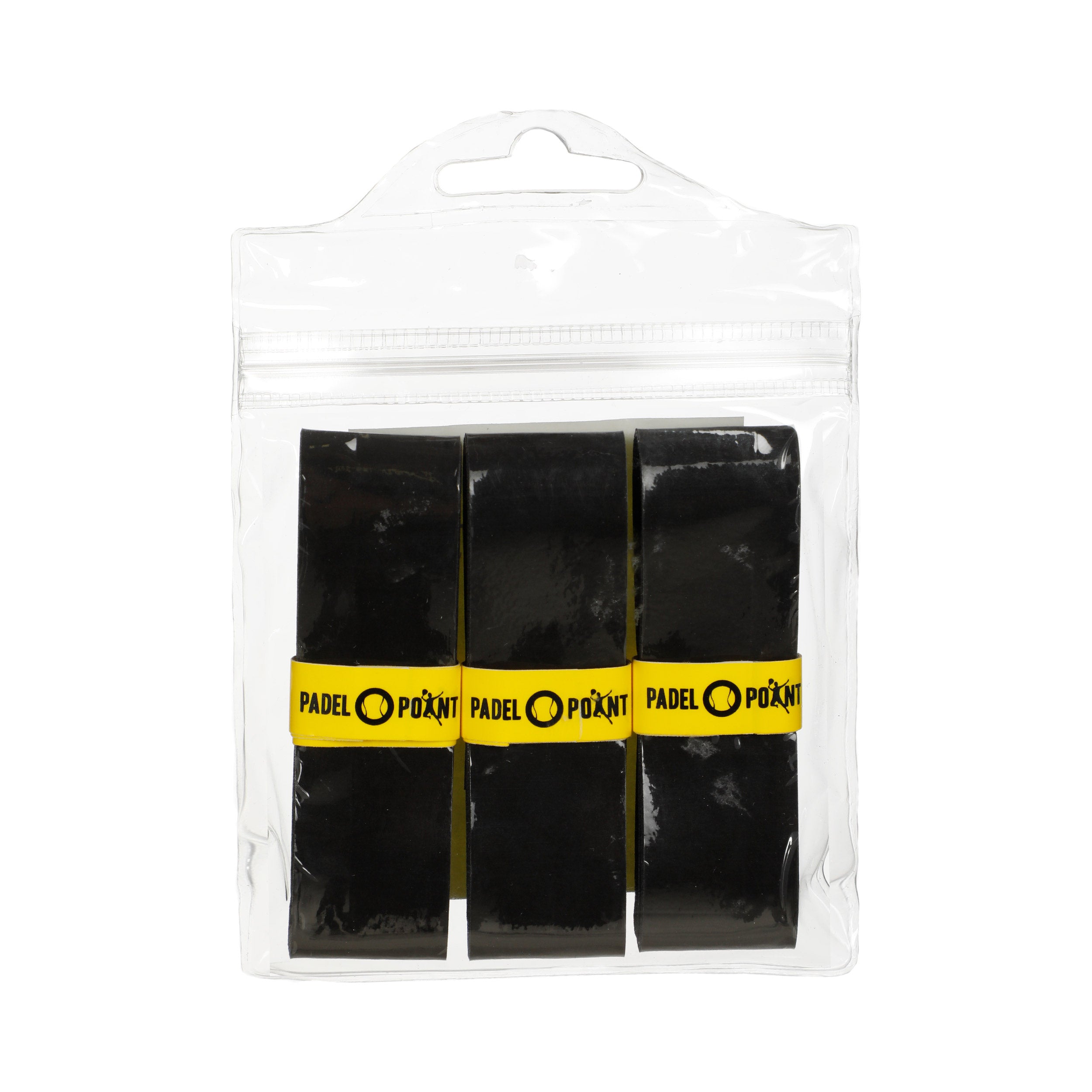 Padel - Point Premium Grip 3er Pack Schwarz