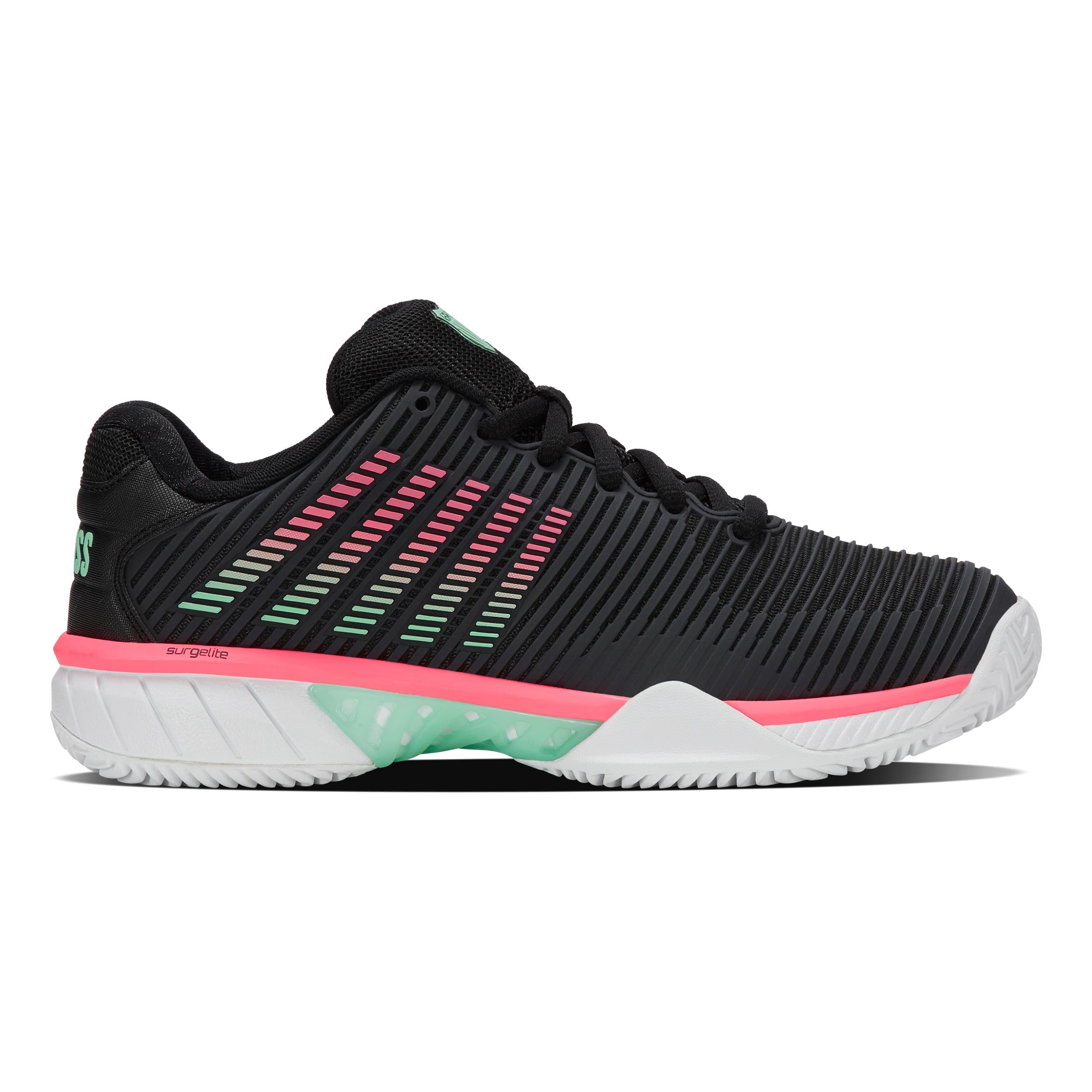 K - Swiss Hypercourt Express 2 Sandplatzschuh Damen Schwarz, Mehrfarbig