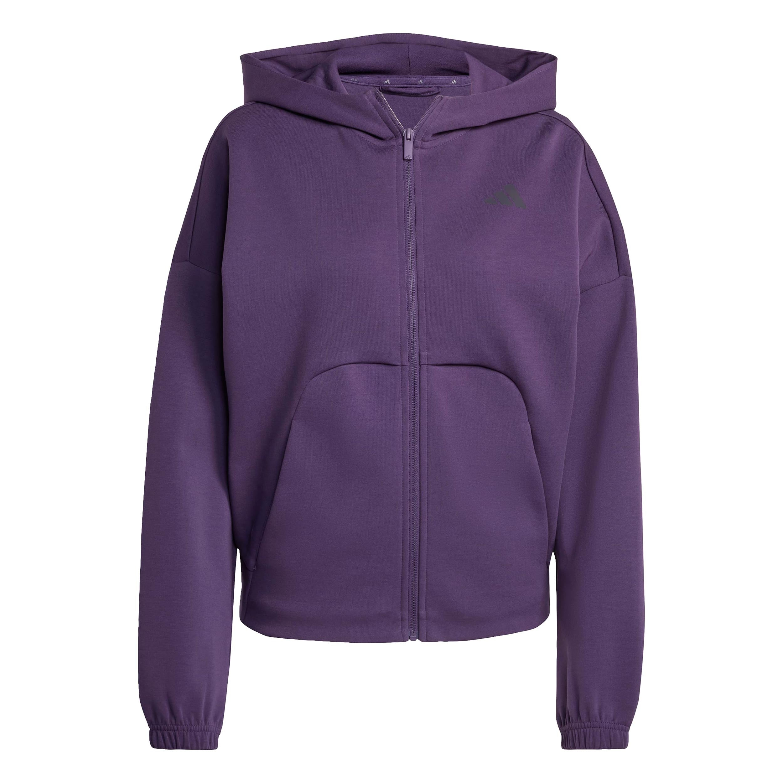 Adidas Fit Sl Full - Zip Sweatjacke Damen Lila