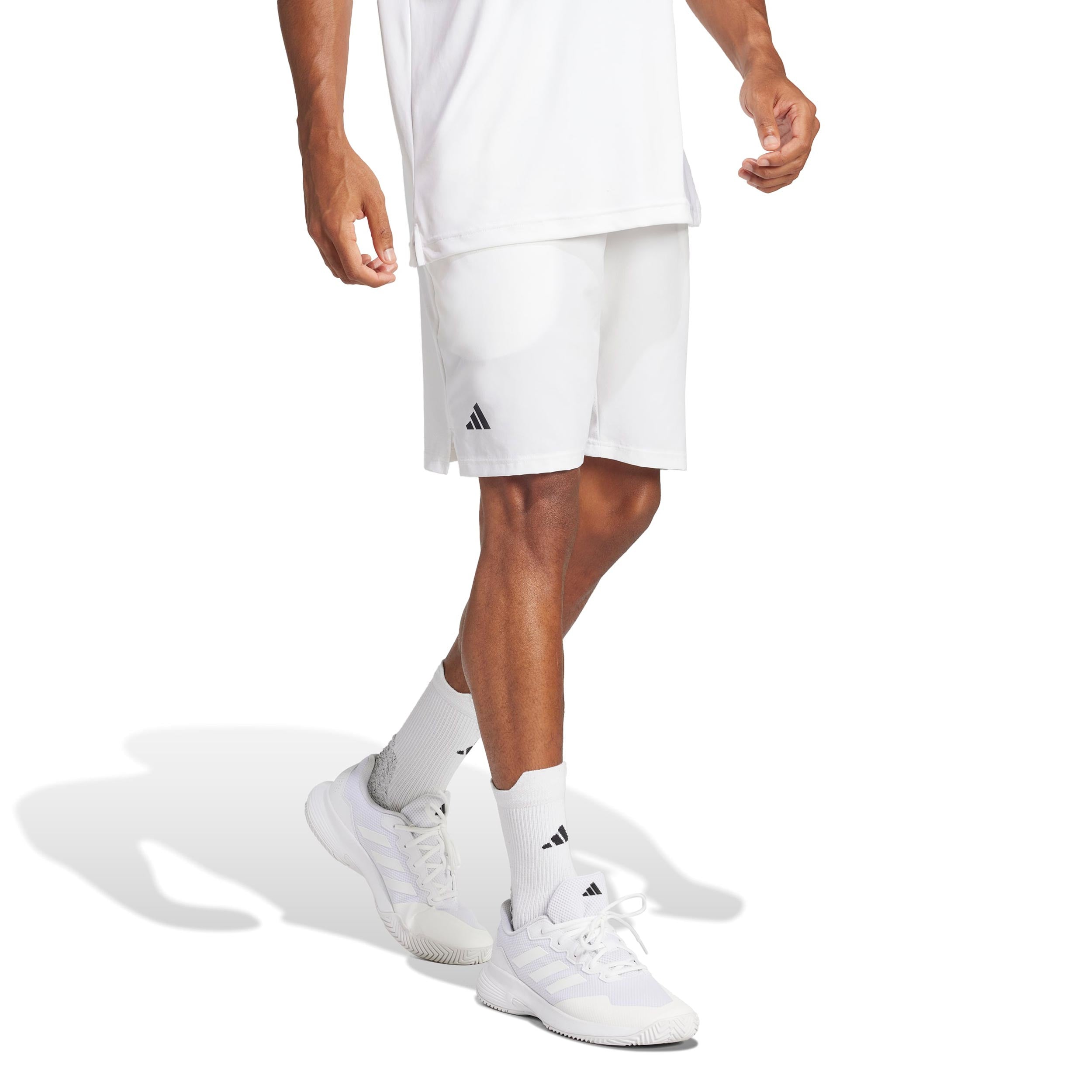 Adidas Club 9inch Sweat Shorts Herren - Weiß