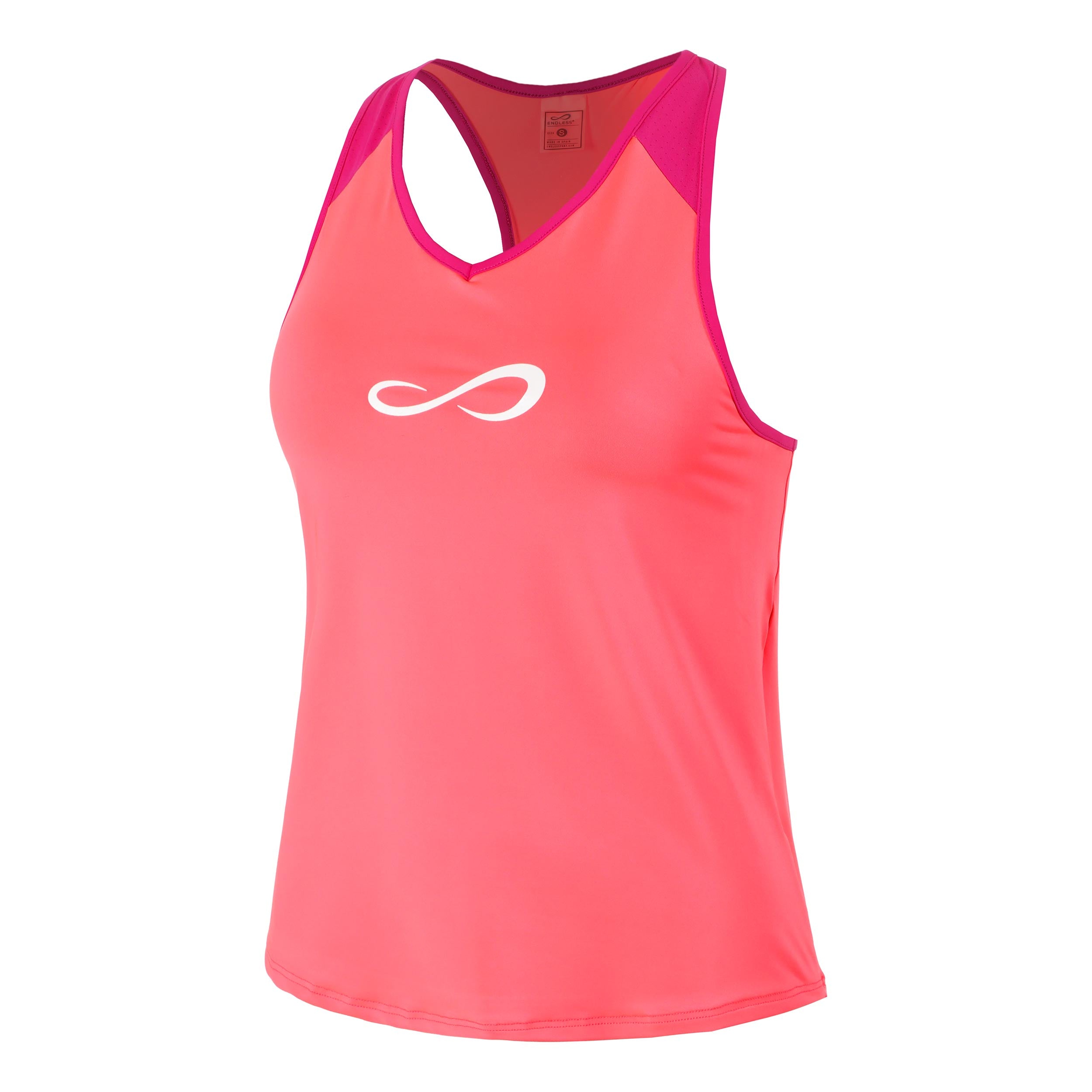 Endless Speed V Tank - Top Damen Koralle