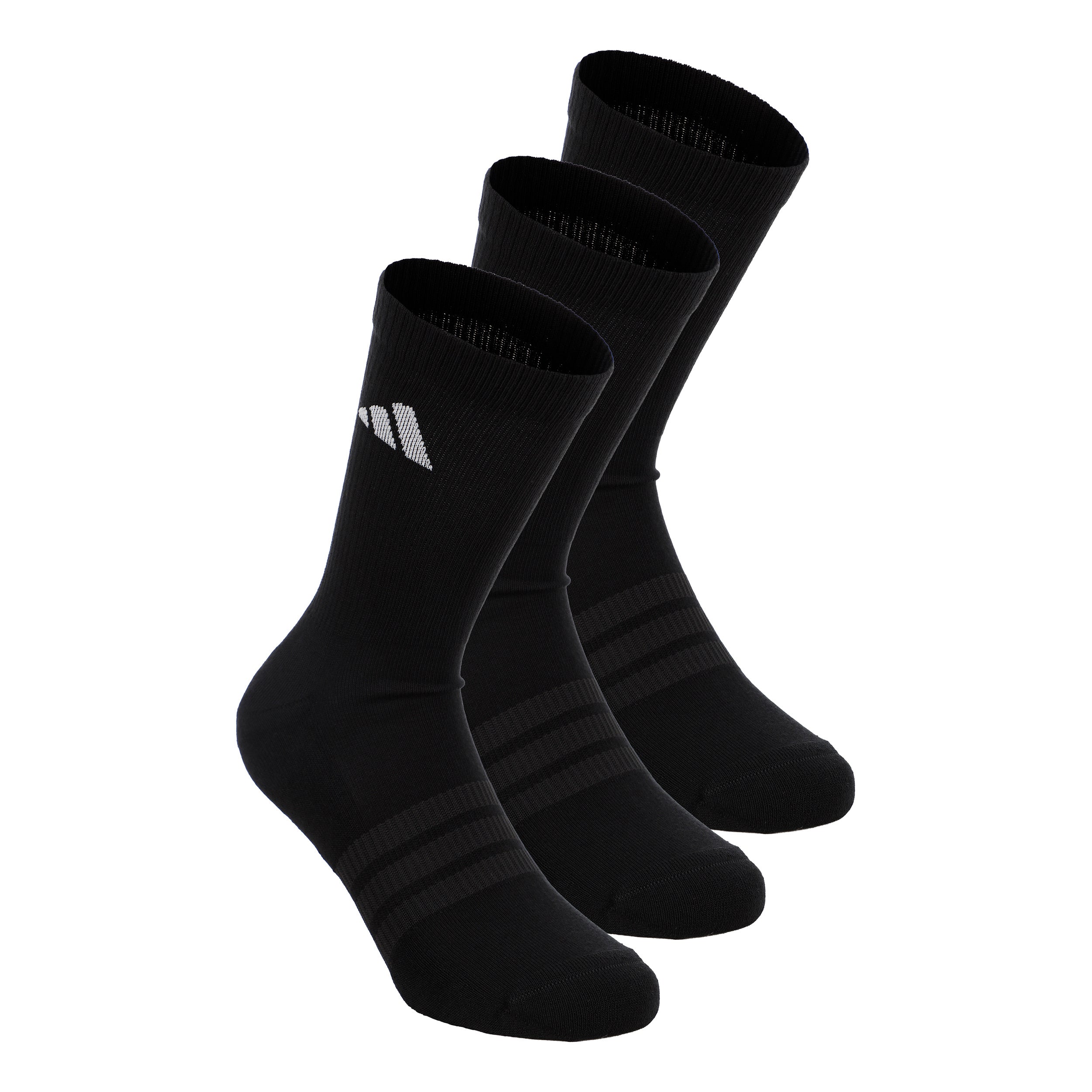 Adidas Essentials Crew 3p Tennissocken Unisex - Schwarz