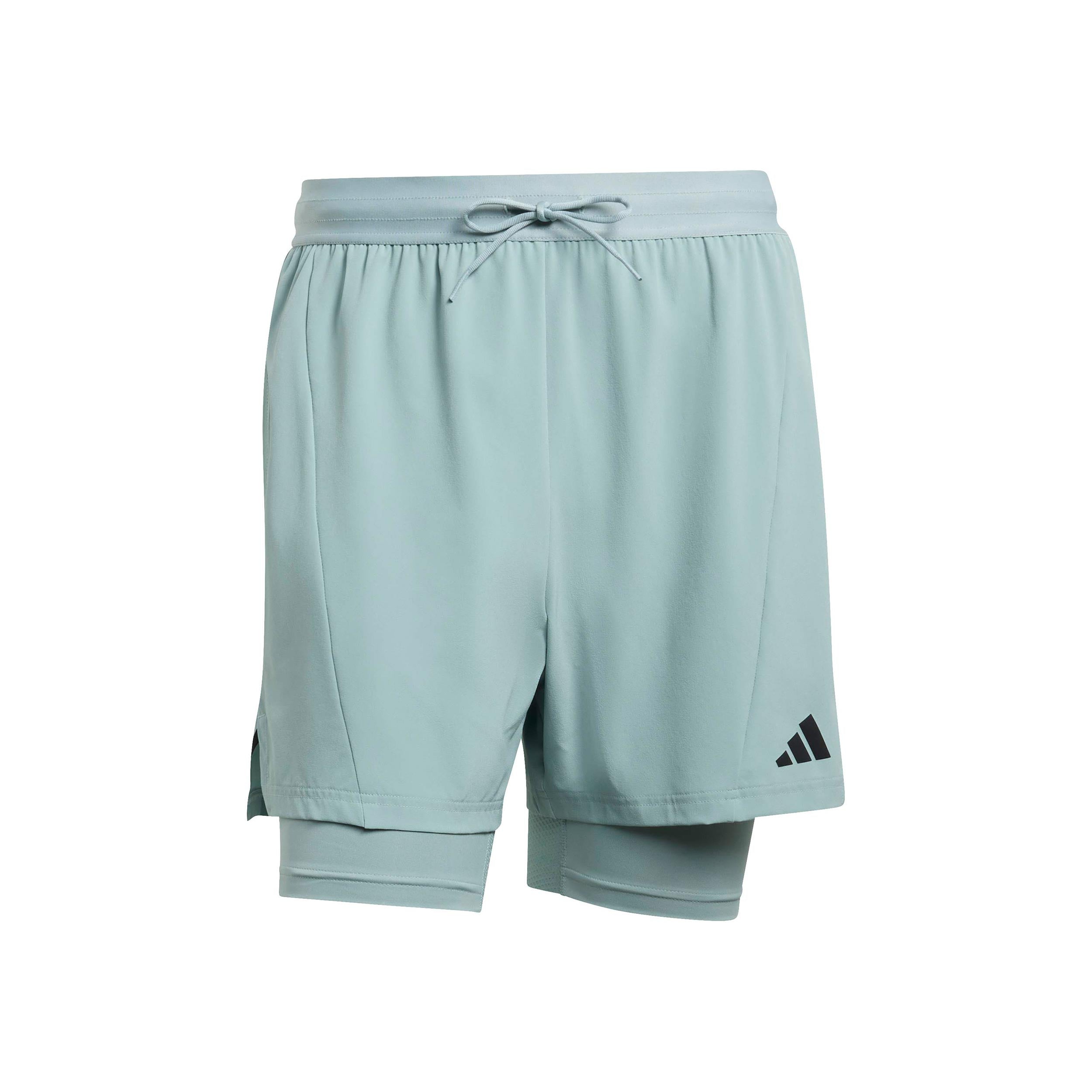 Adidas D4t 2in1 Shorts Herren - Salbei