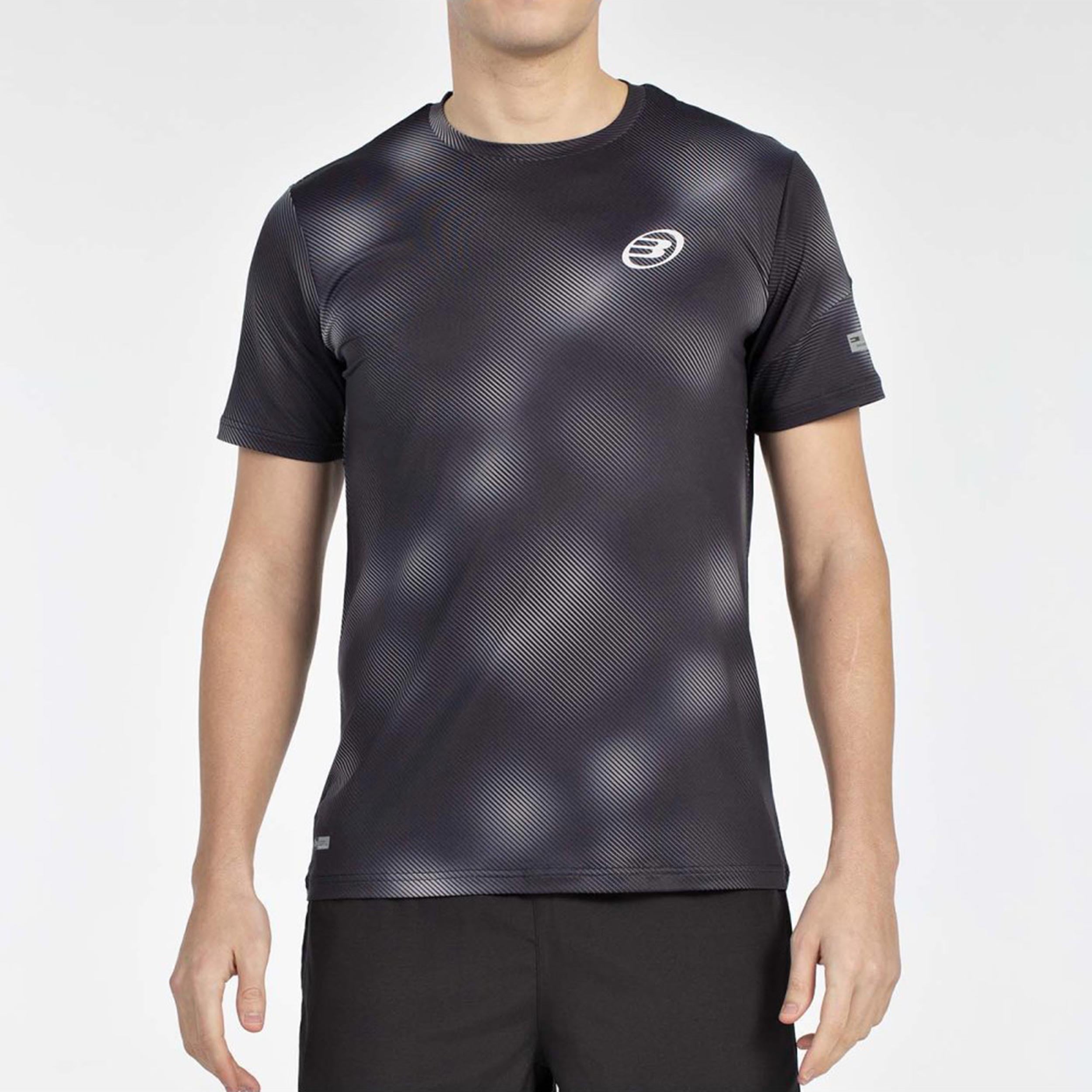 Bullpadel Manaus T - Shirt Herren Schwarz, Weiß