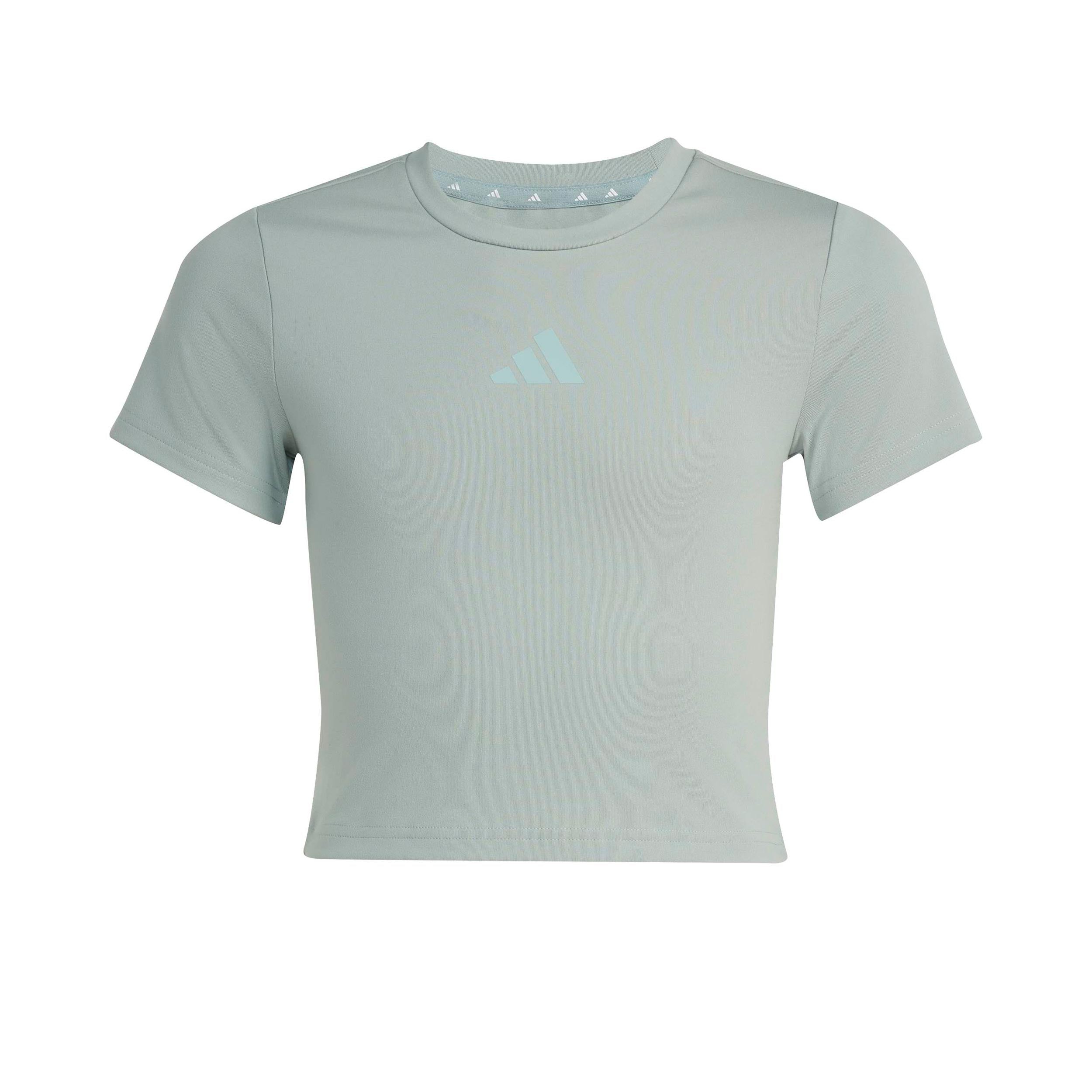 Adidas Sport Icons Soft T - Shirt Mädchen Salbei