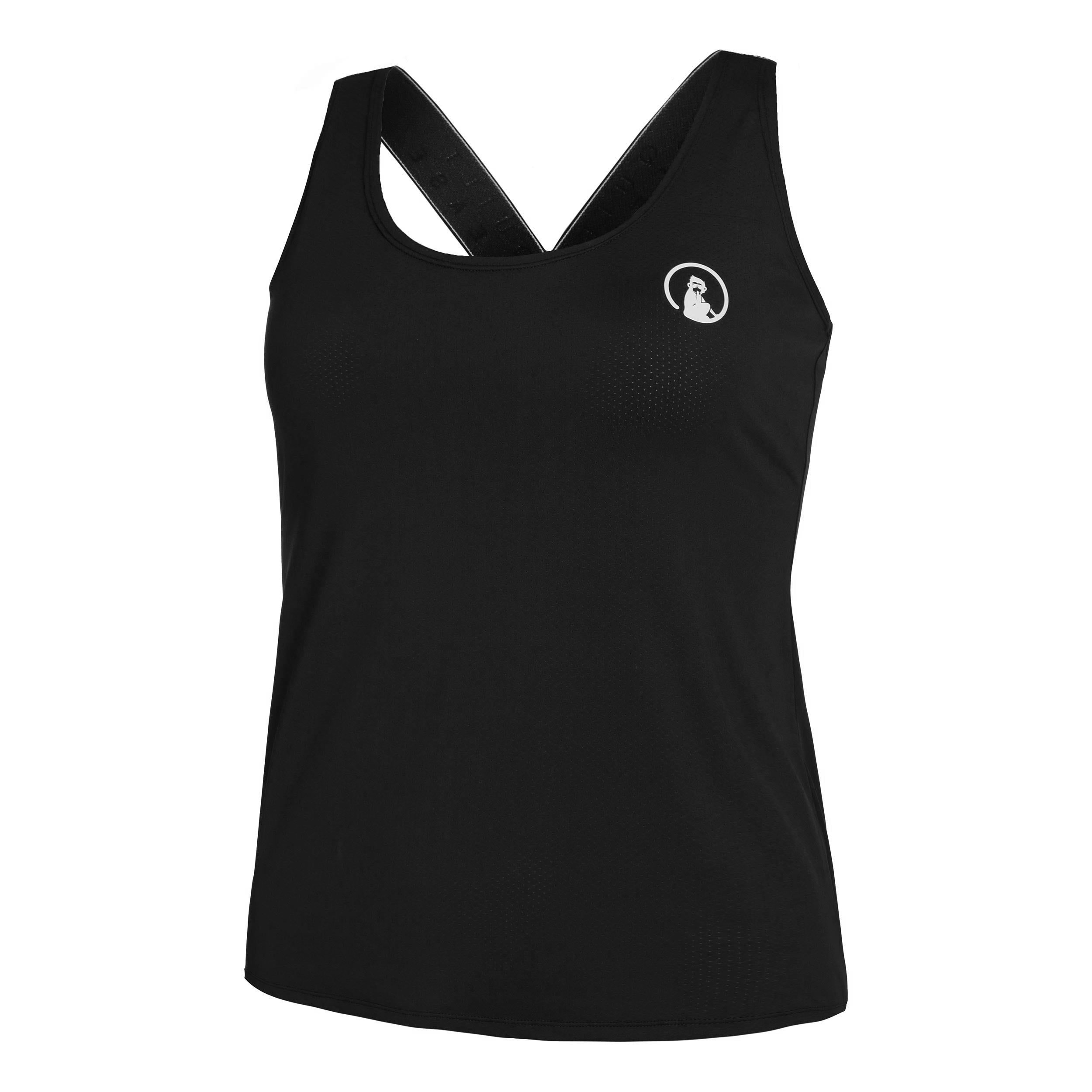 Quiet Please Serve & Volley 2.0 Tank - Top Damen Schwarz