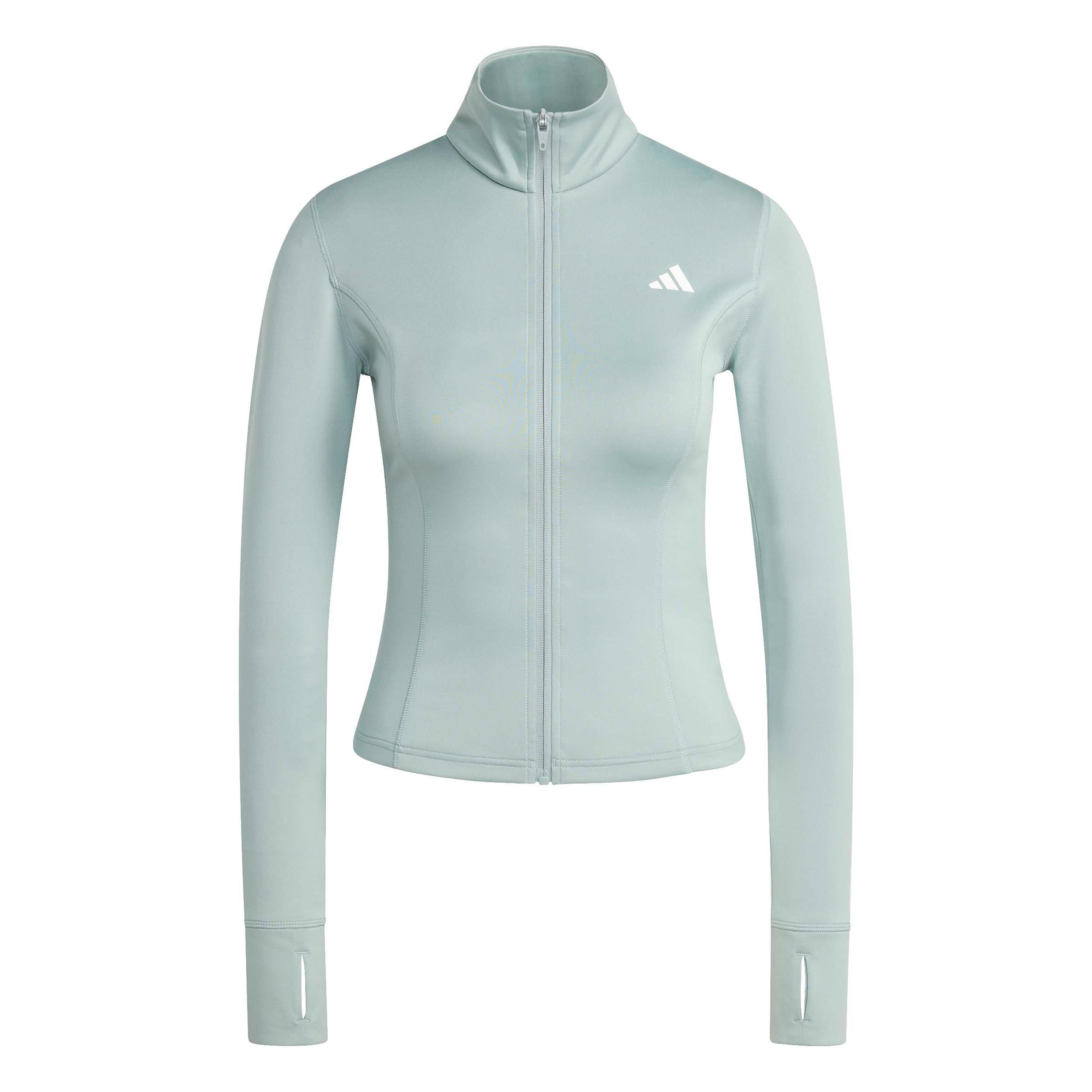 Adidas Optime Essentials Trainingsjacke Damen - Salbei