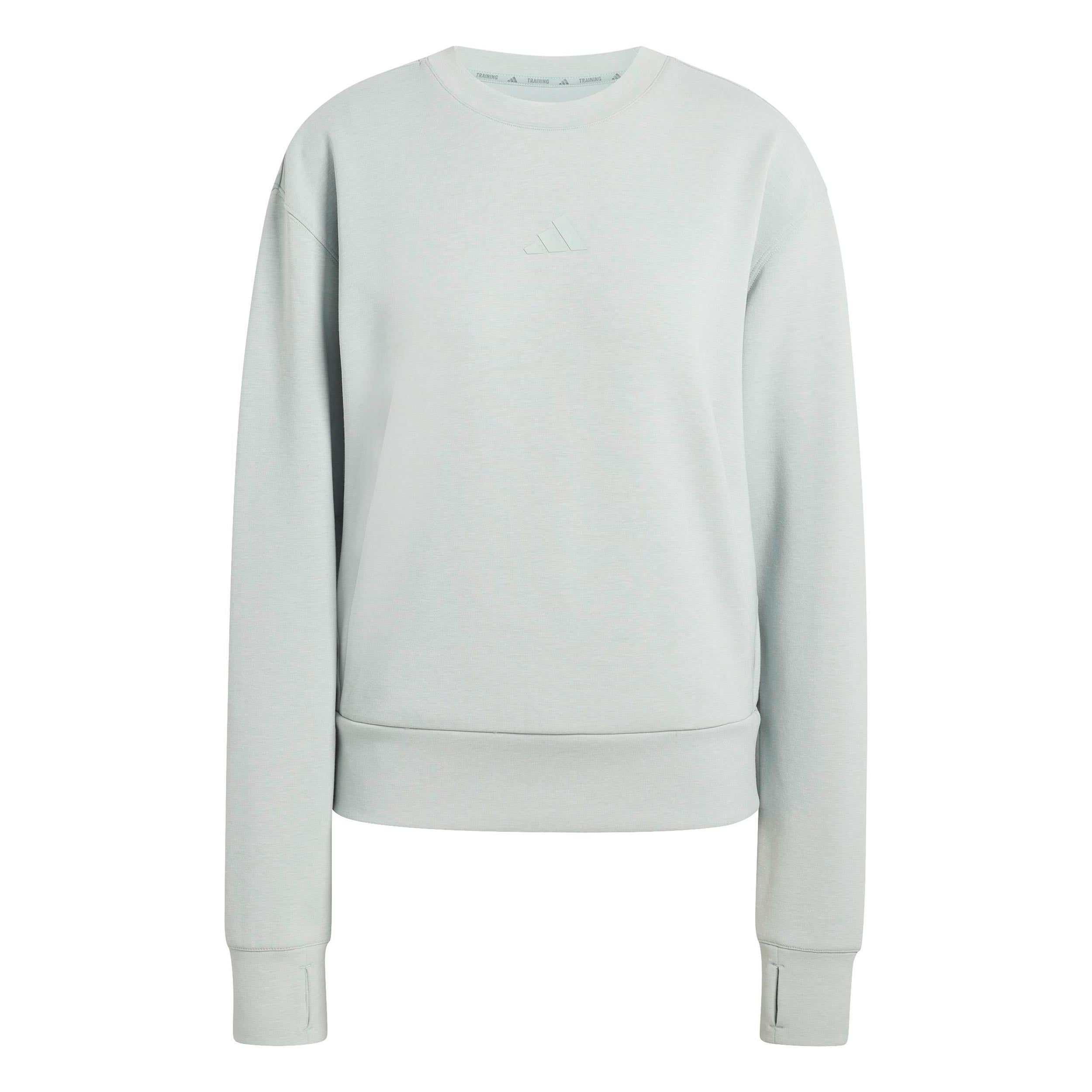 Adidas D4t Knit Crew Sweatshirt Damen - Salbei
