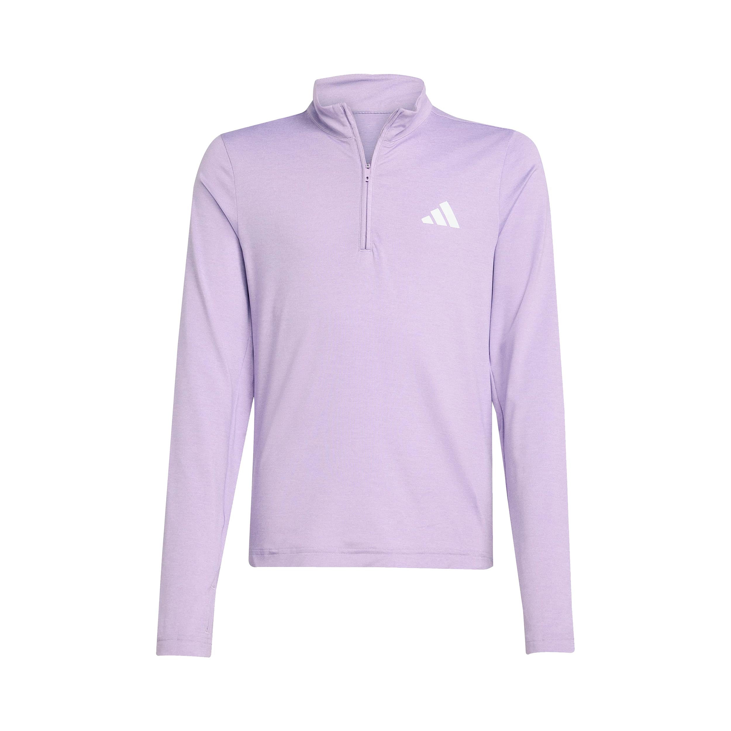 Adidas All Sports Favorite 1/4 Zip Longsleeve Kinder - Flieder