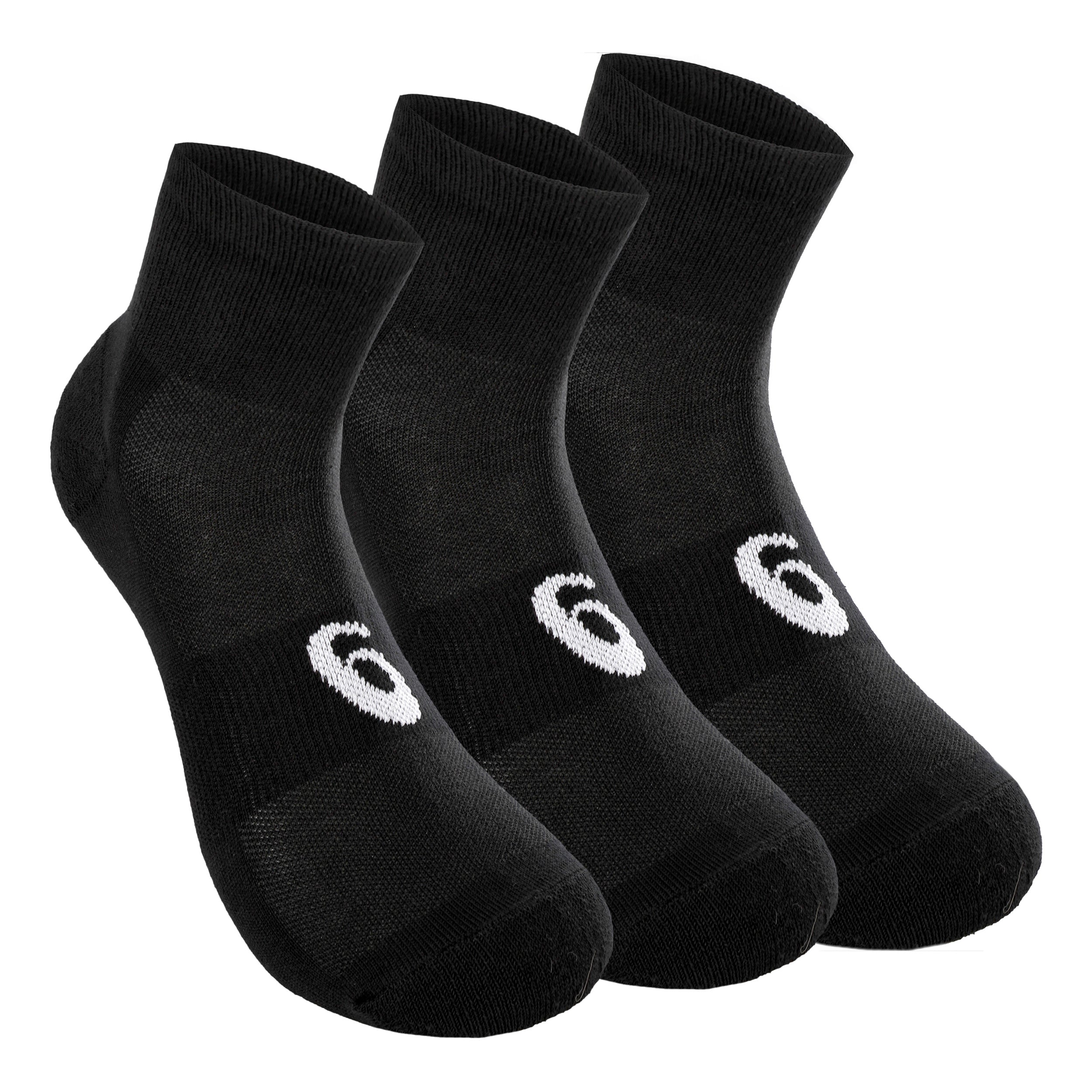 Asics Quarter Sportsocken 3er Pack - Schwarz, Weiß