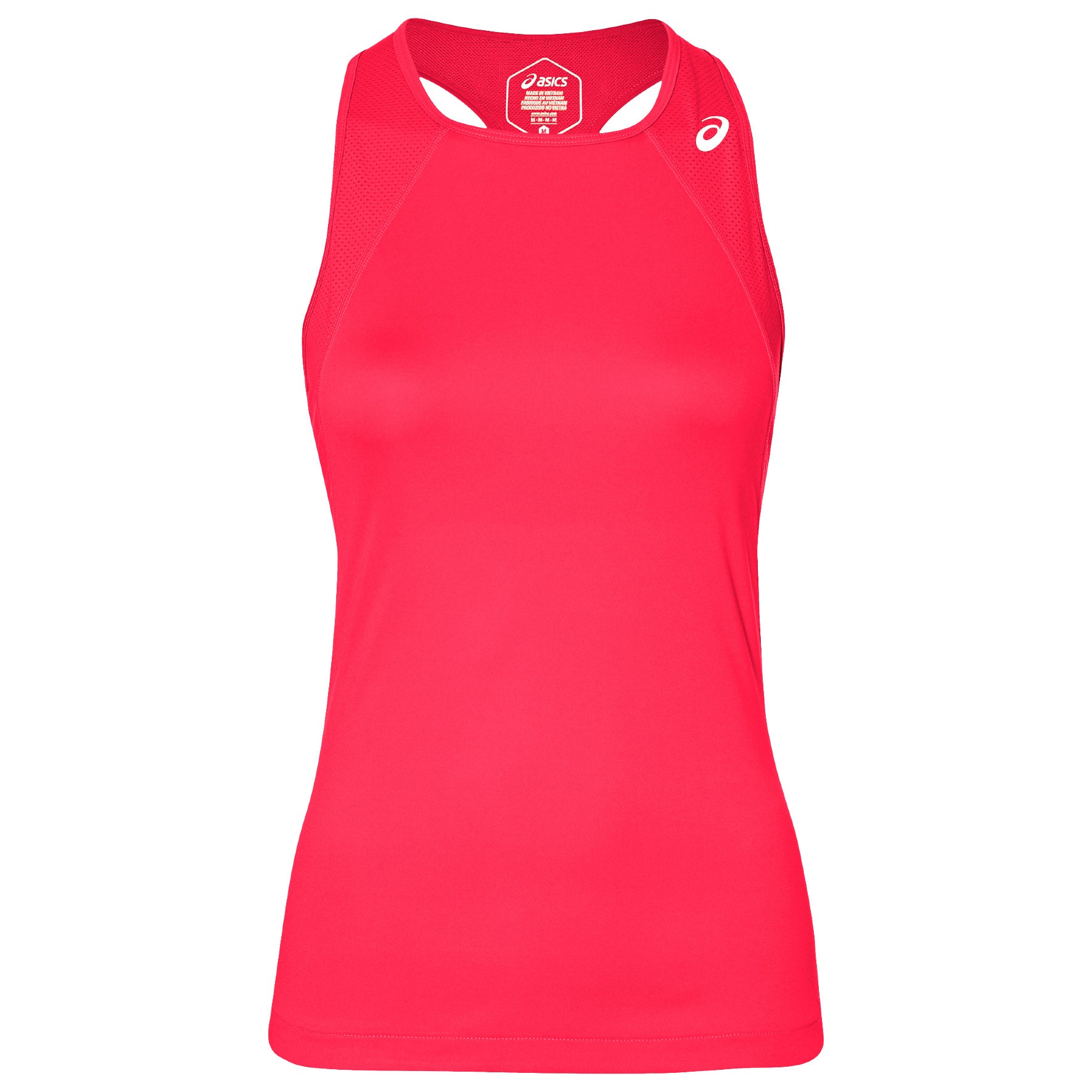 Asics Club Tank - Top Damen Koralle, Weiß