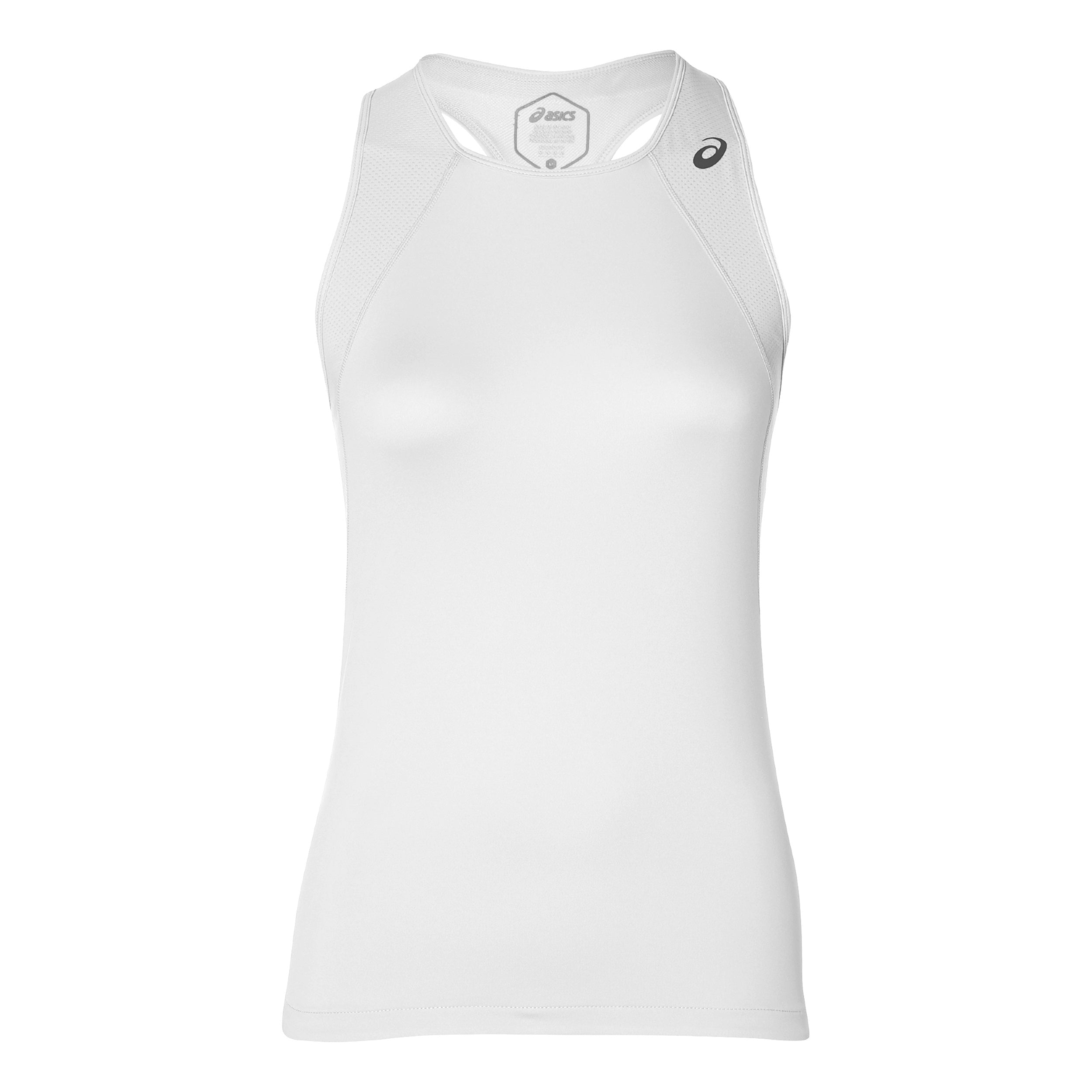 Asics Club Tank - Top Damen Weiß, Schwarz