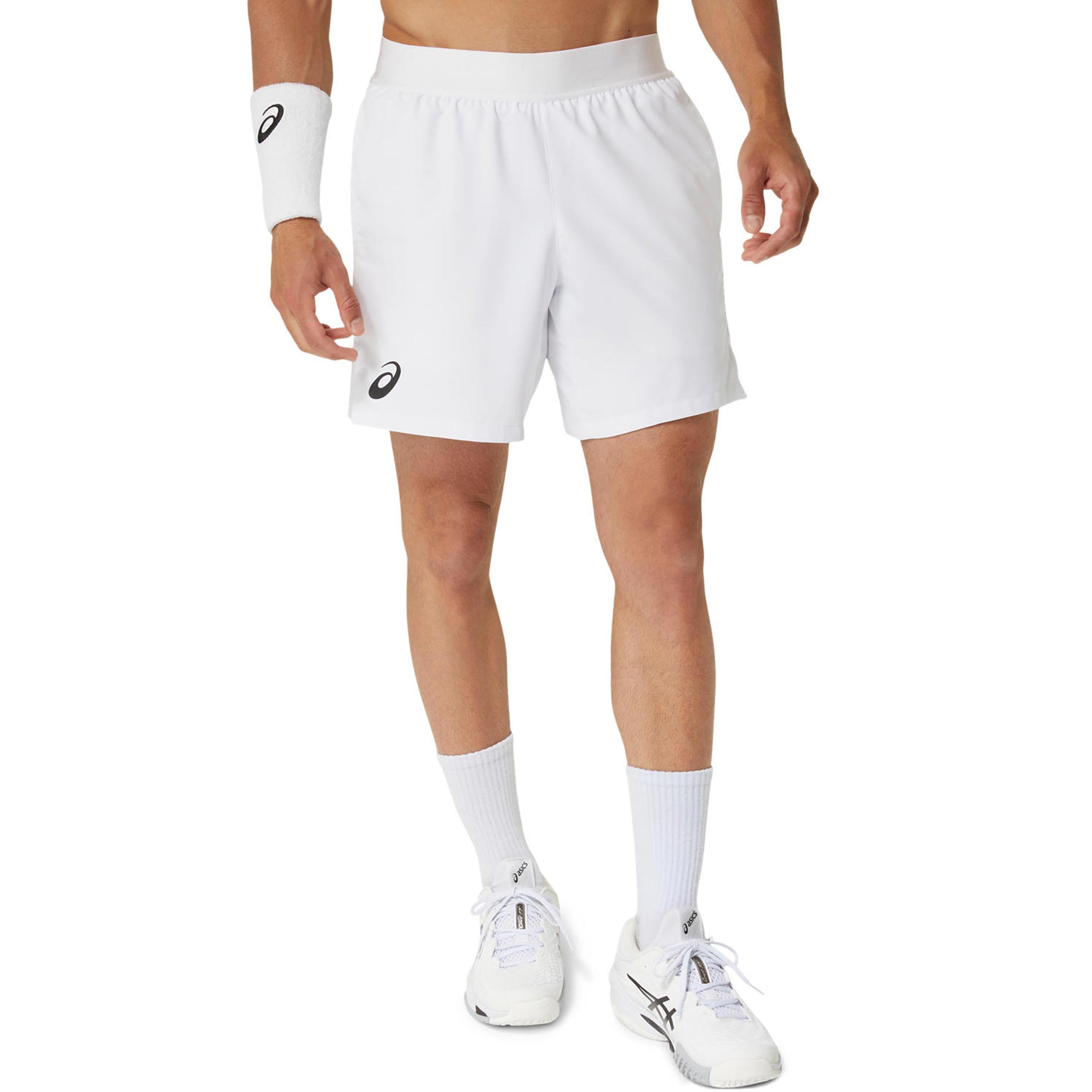 Asics Match 7in Shorts Herren - Weiß