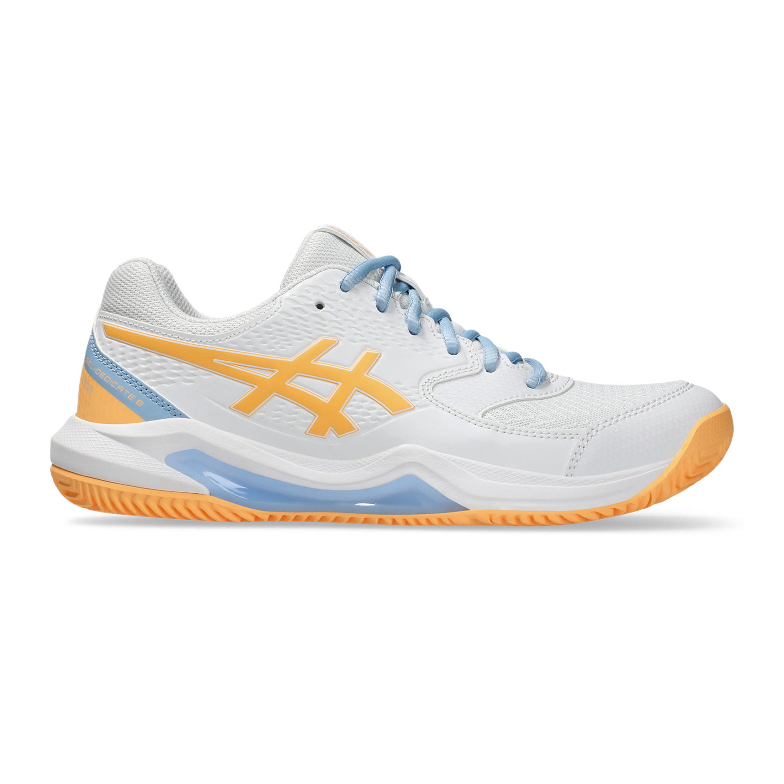 Asics Gel - Dedicate 8 Padelschuh Damen Weiß, Orange