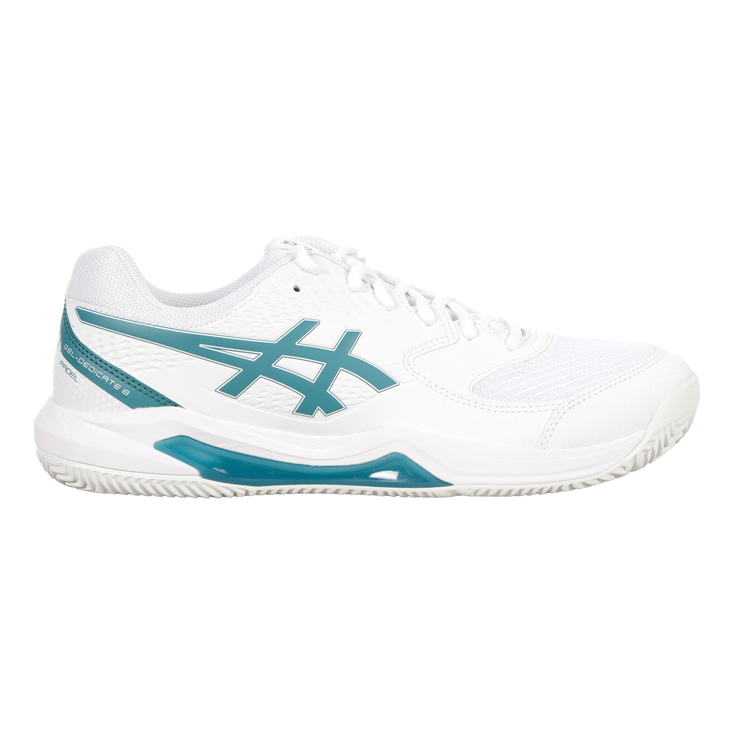 Asics Gel - Dedicate 8 Padel Padelschuh Herren Weiß, Petrol