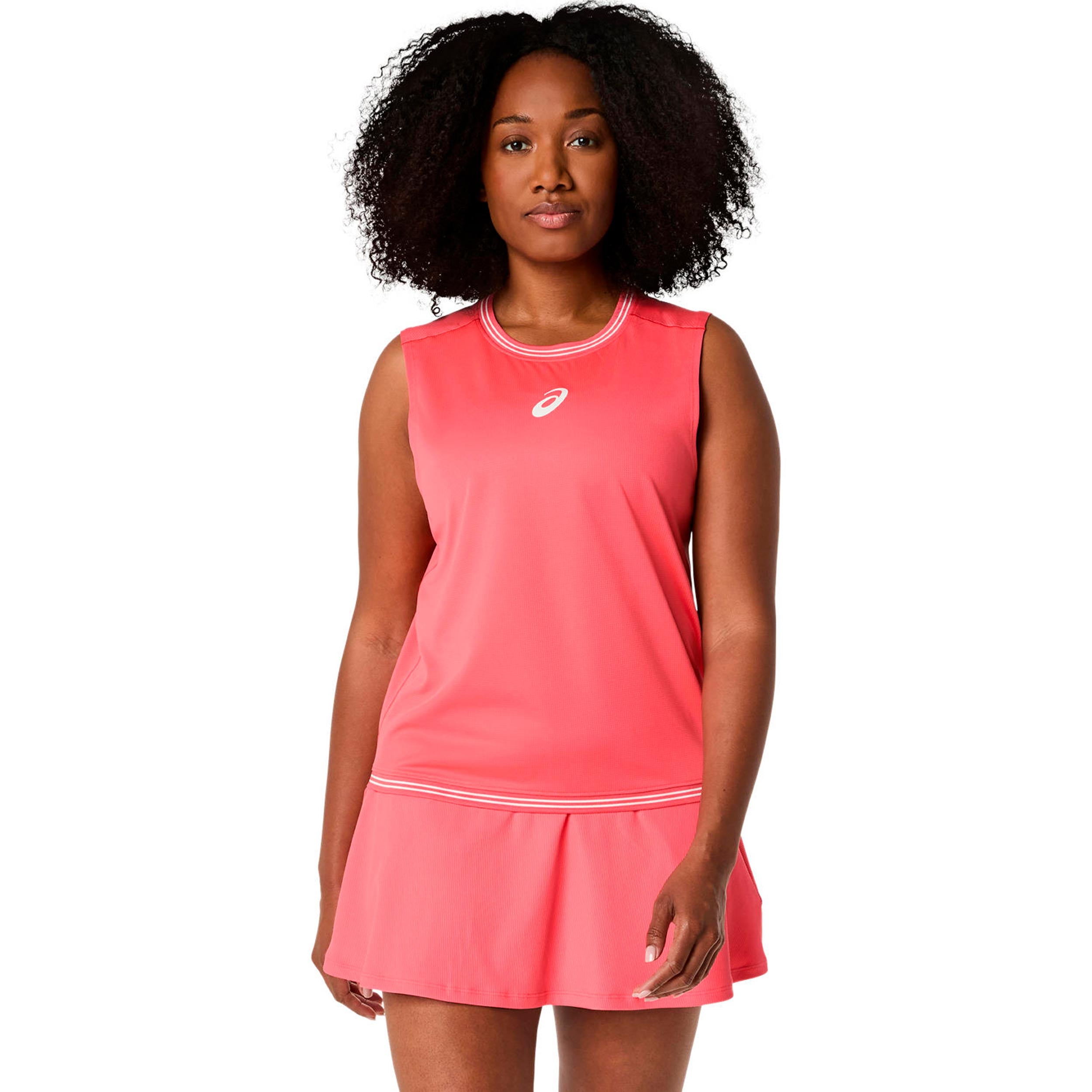 Asics Game Tank - Top Damen Rot