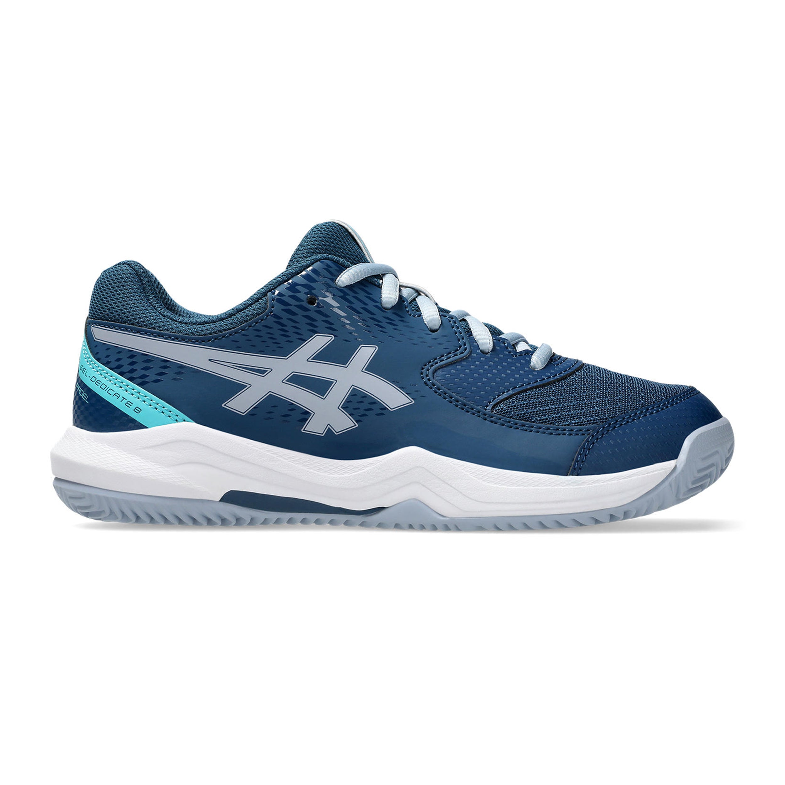 Asics Gel - Dedicate 8 Padel Gs Padelschuh Kinder Petrol, Blaugrau