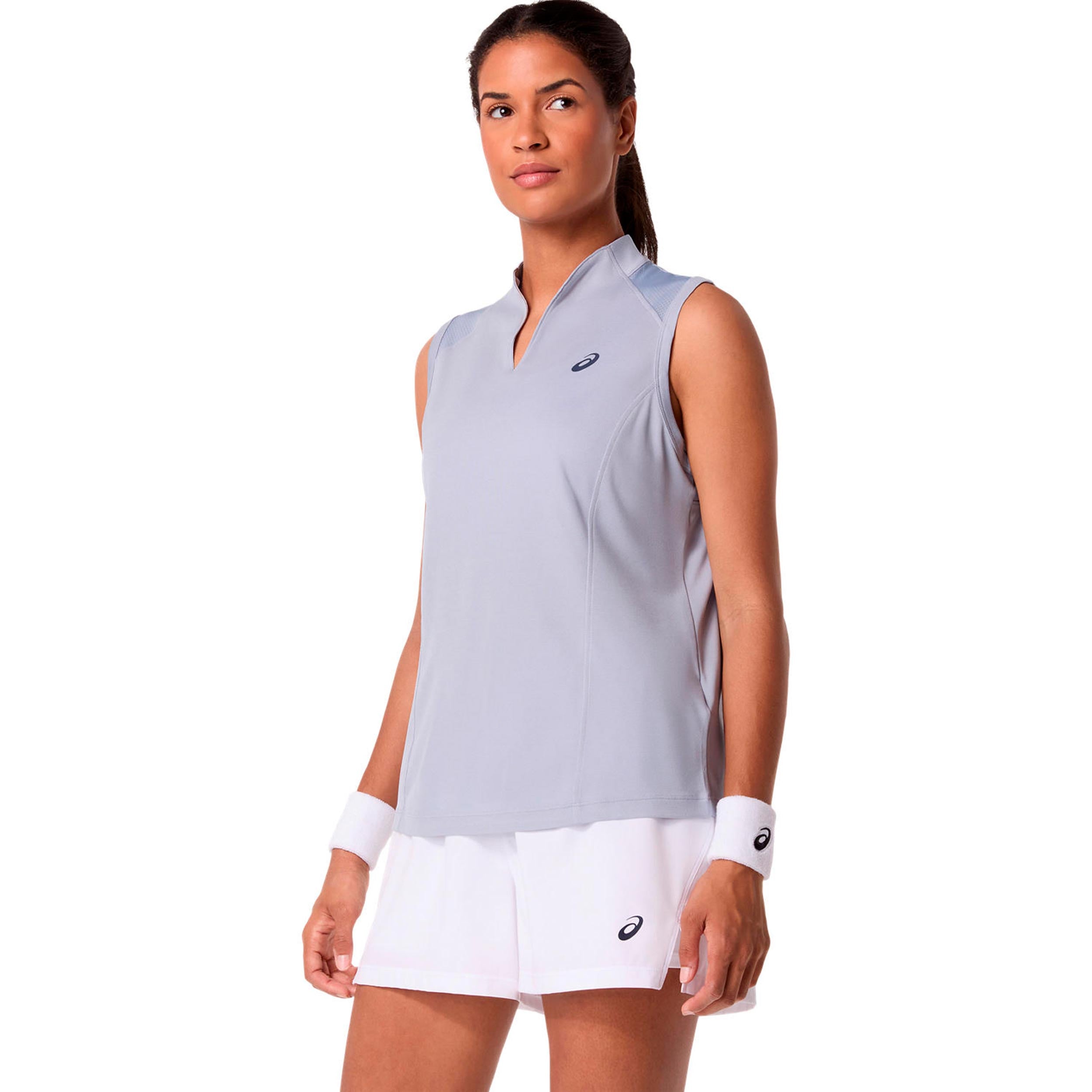 Asics Court Tank - Top Damen Blaugrau