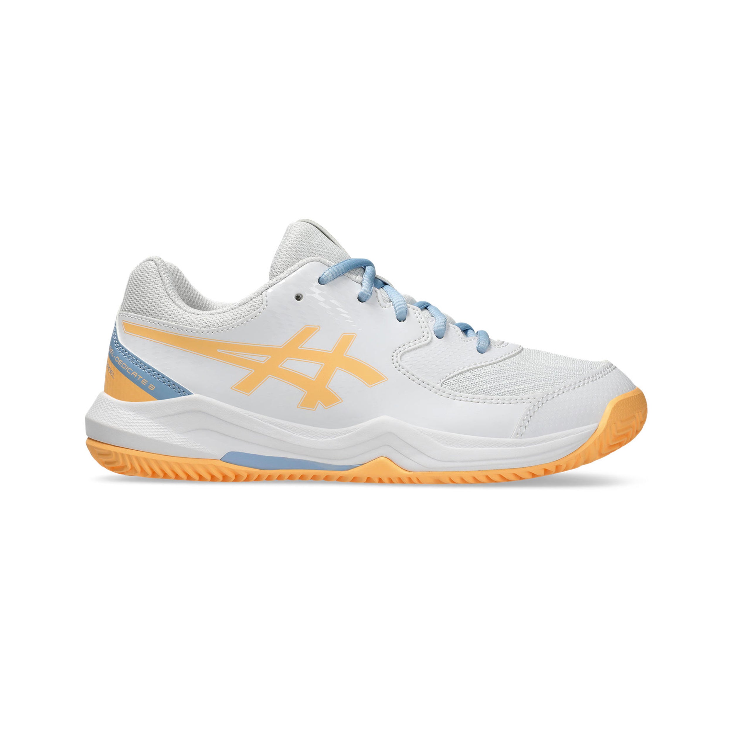 Asics Gel - Dedicate 8 Padel Gs Padelschuh Kinder Weiß, Orange