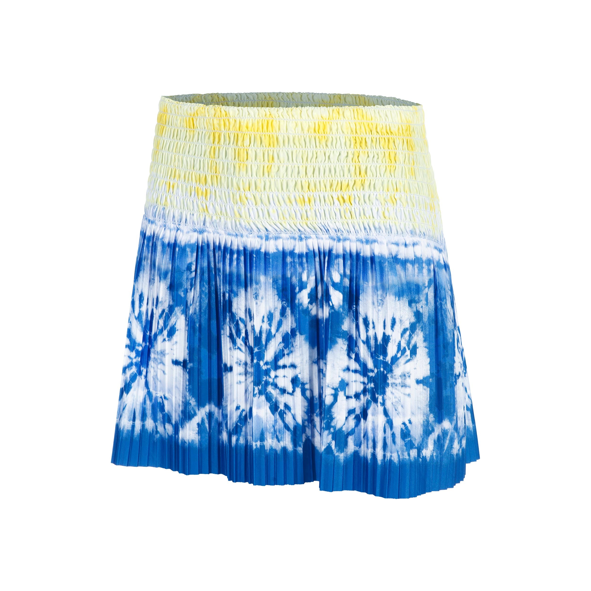 Lucky In Love Shibori Wave 14in Rock Damen - Blau, Mehrfarbig