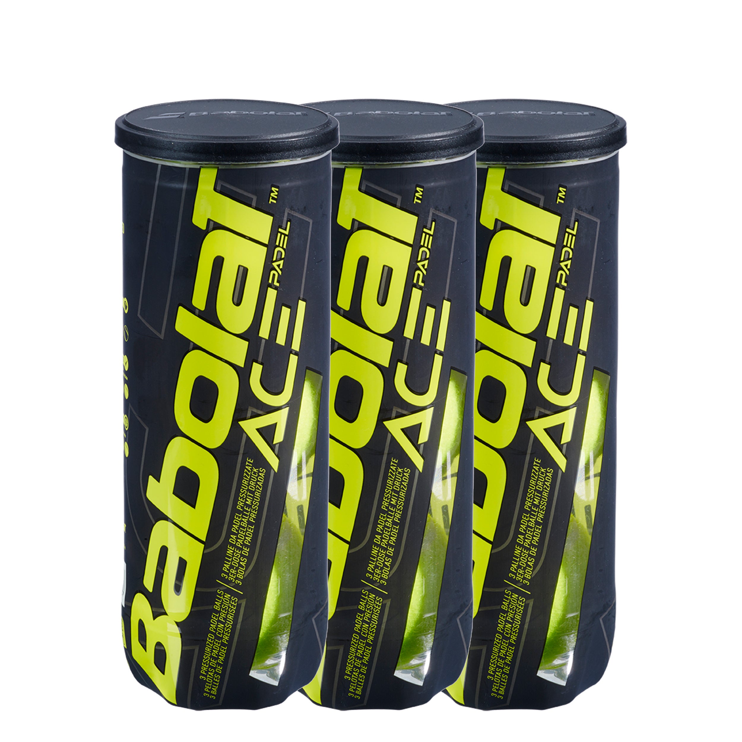 Babolat 3x 3er Dose Ace Padel X3