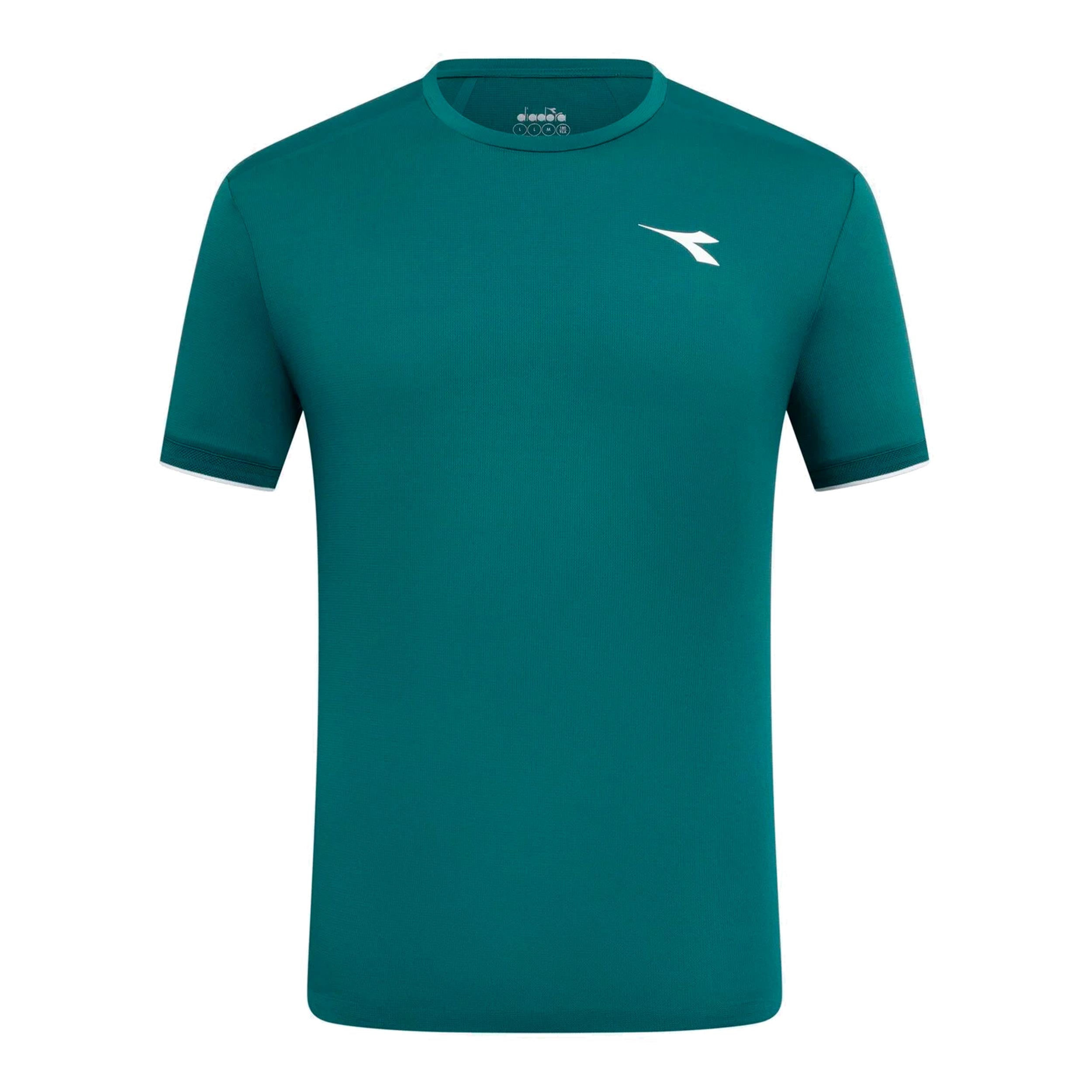 Diadora Match T - Shirt Herren Dunkelgrün
