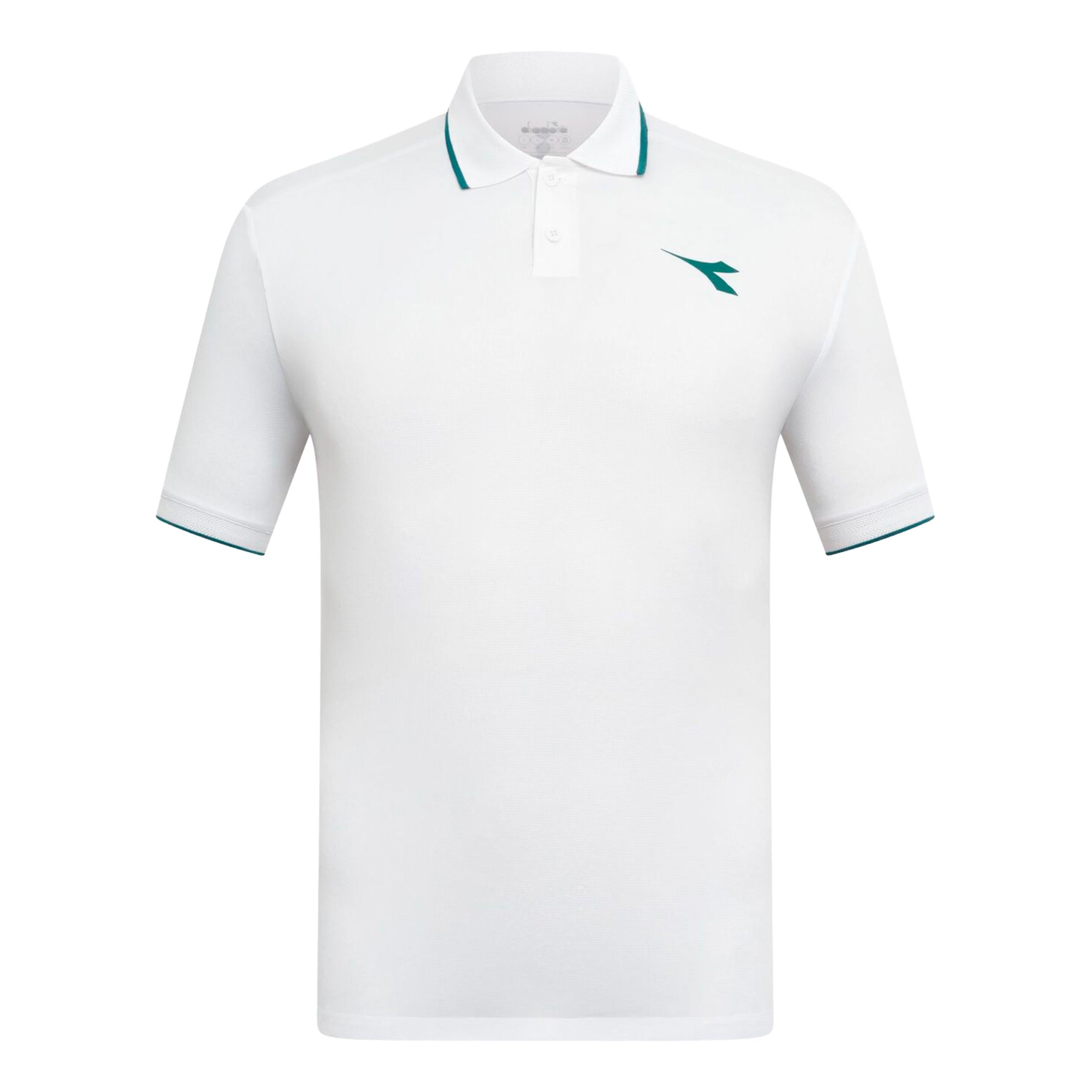 Diadora Match Polo Herren - Weiß