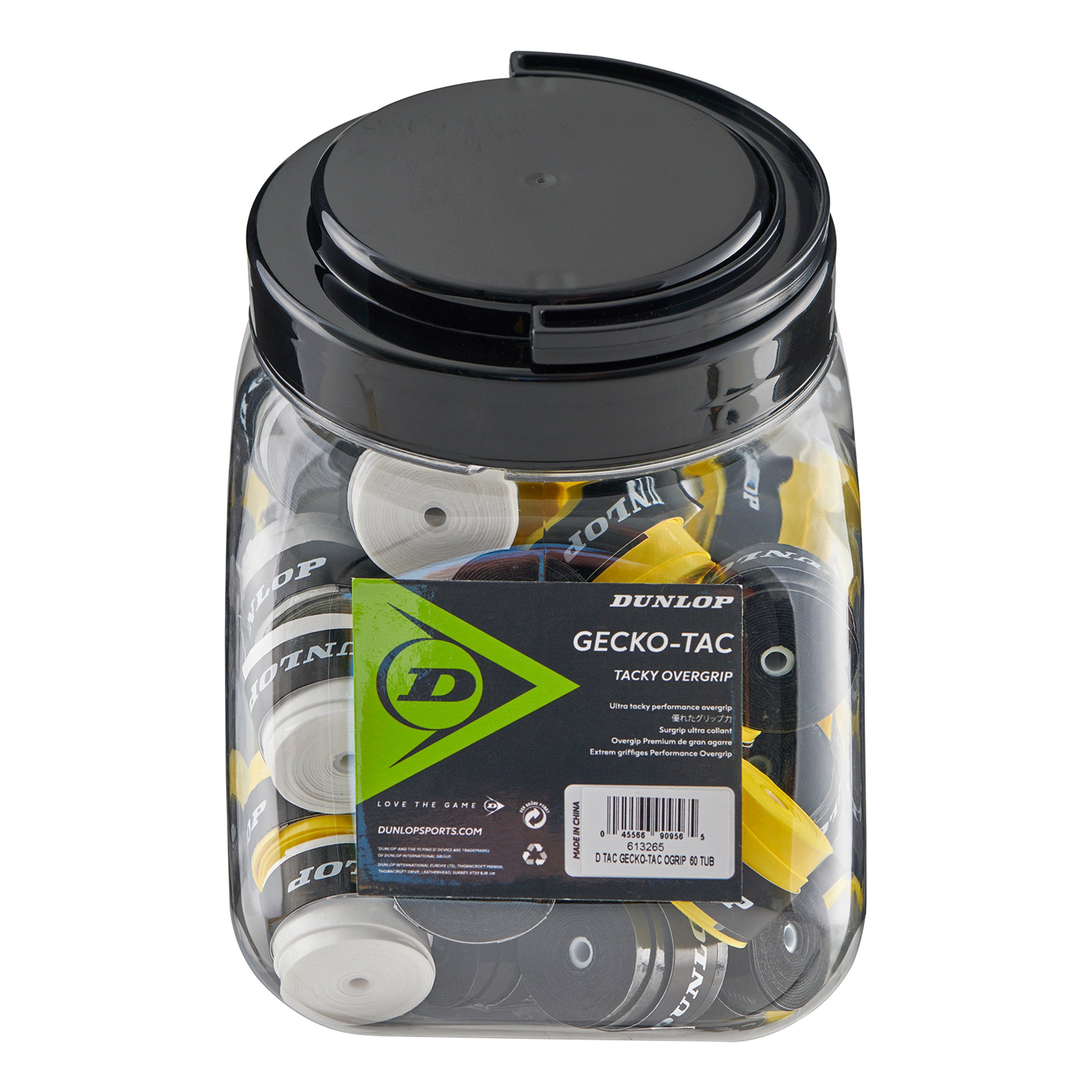 Dunlop Gecko - Tac 60er Pack Mehrfarbig