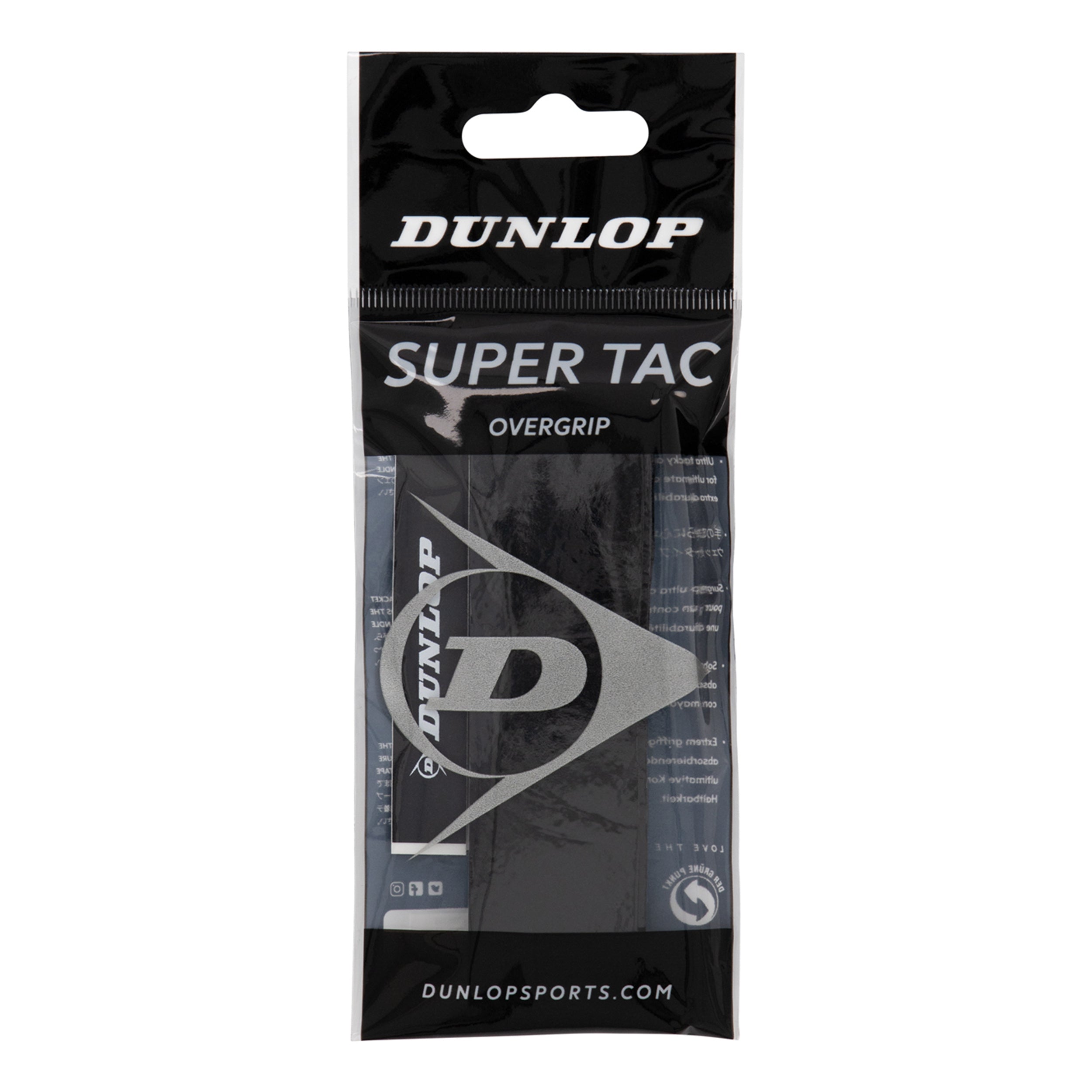 Dunlop Super Tac 1er Pack - Schwarz
